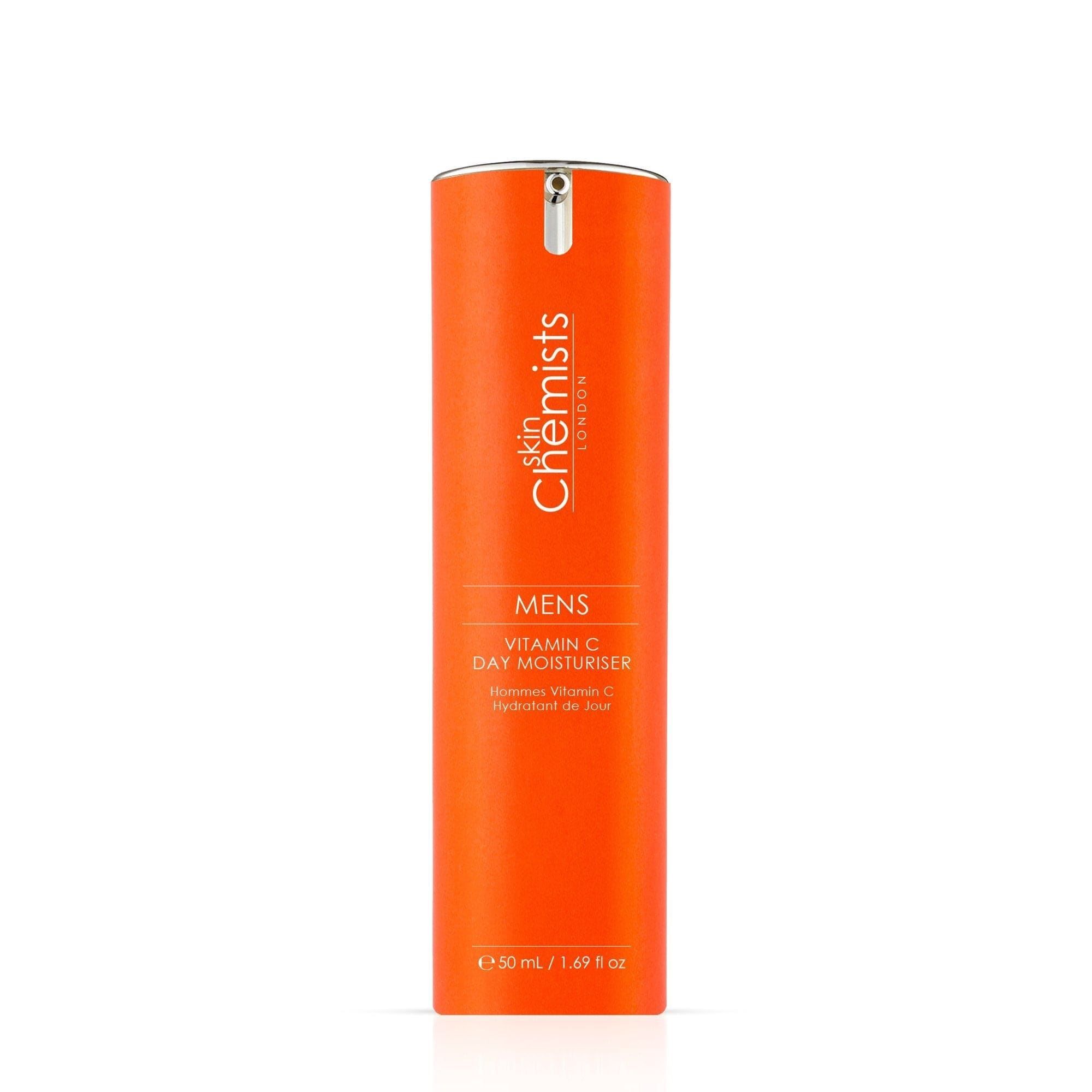 skinChemists professional Men's Anti-Ageing Vitamin C Day Moisturiser 50ml for Brightening and Radiance