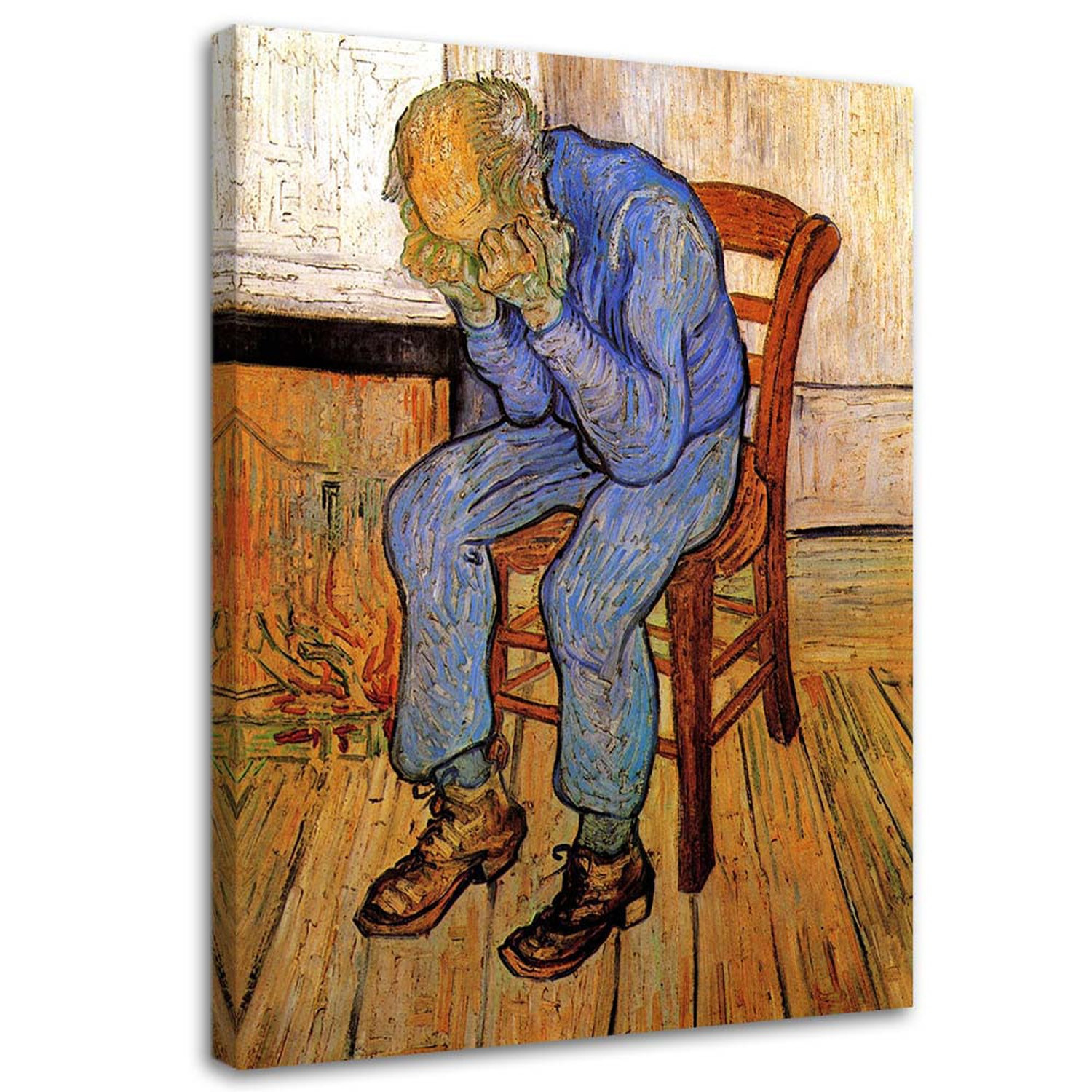 Feeby Obraz Stary człowiek w smutku V. van Gogh 40x60