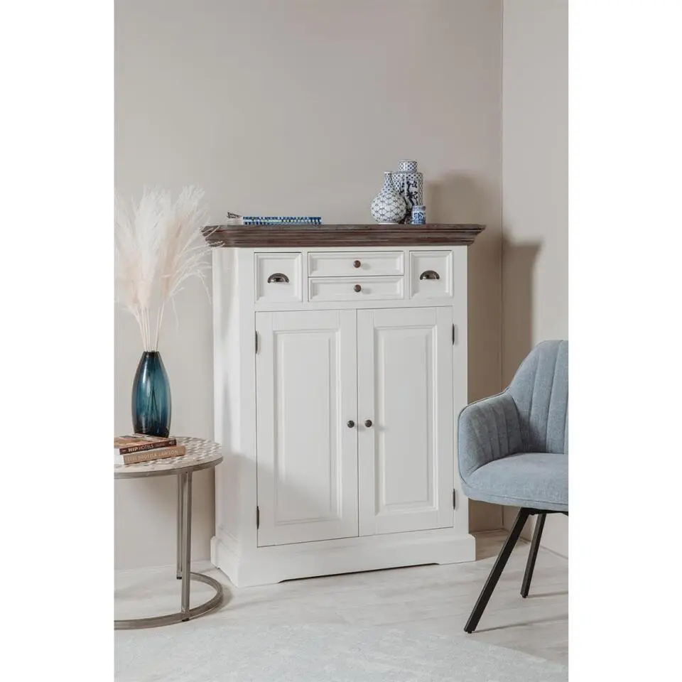 Tower Living - Fleur meidenkast - 100 cm - wit