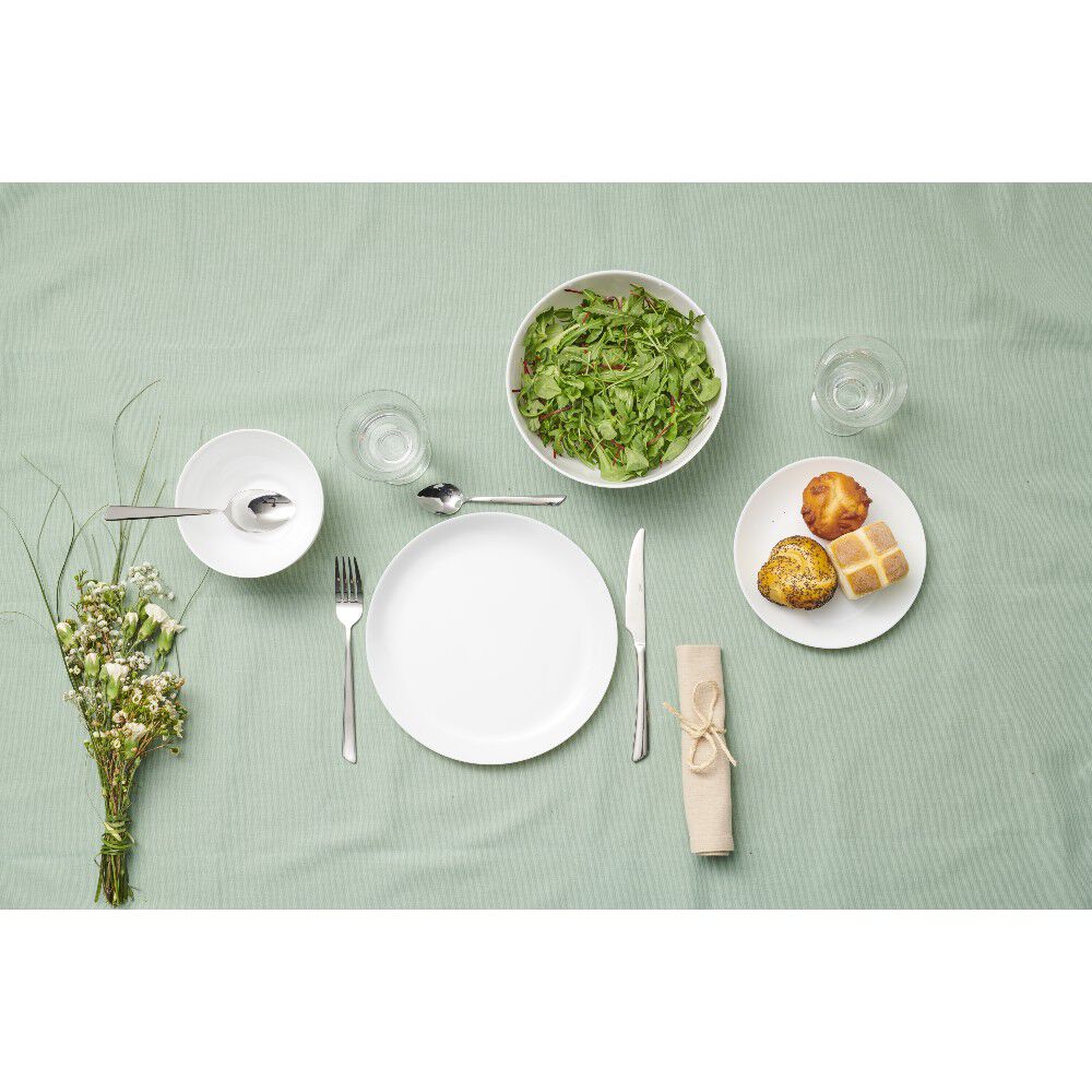 Assiette à dessert ronde verre Luminarc Diwali blanche Ø20cm