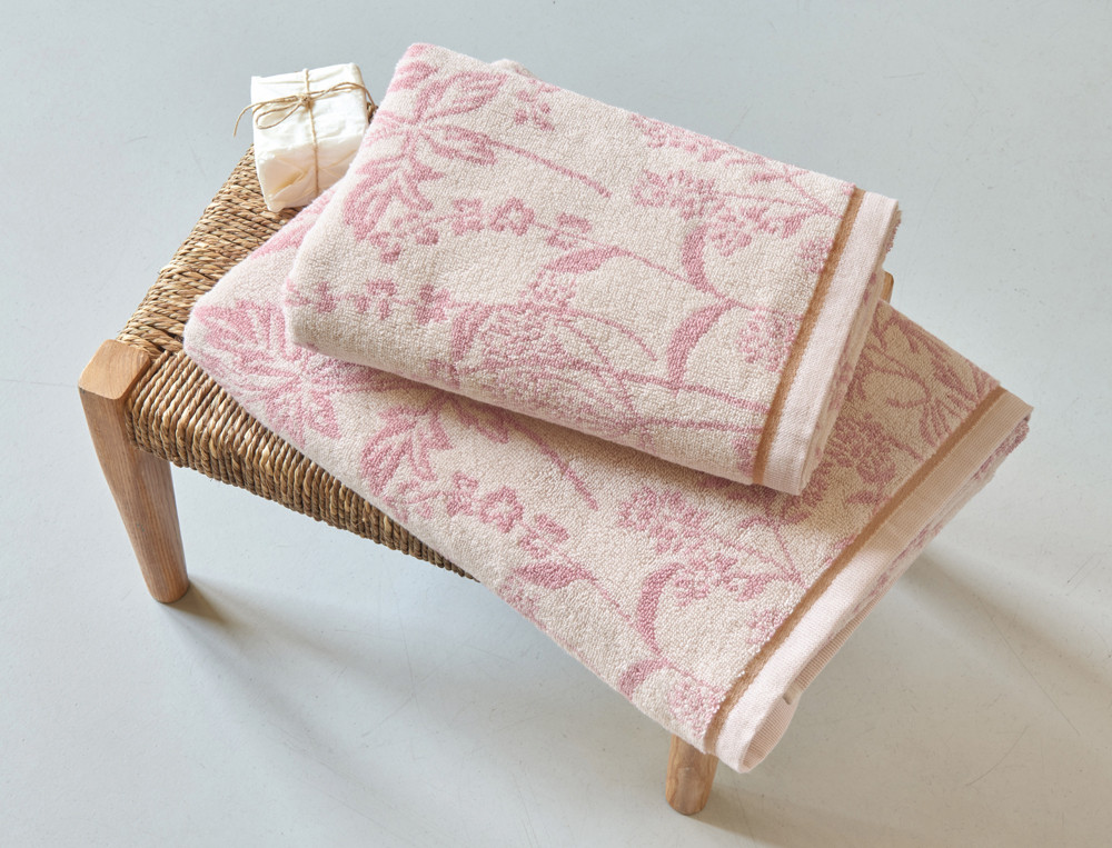 Serviette de bain jacquardBalade folk