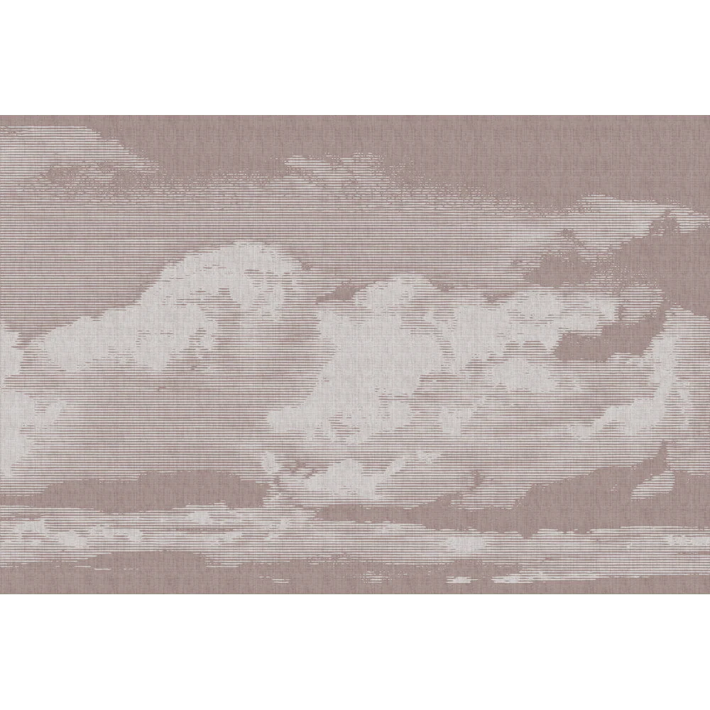 Papier peint panoramique XL NUBE 400 x 270 cm vieux rose
