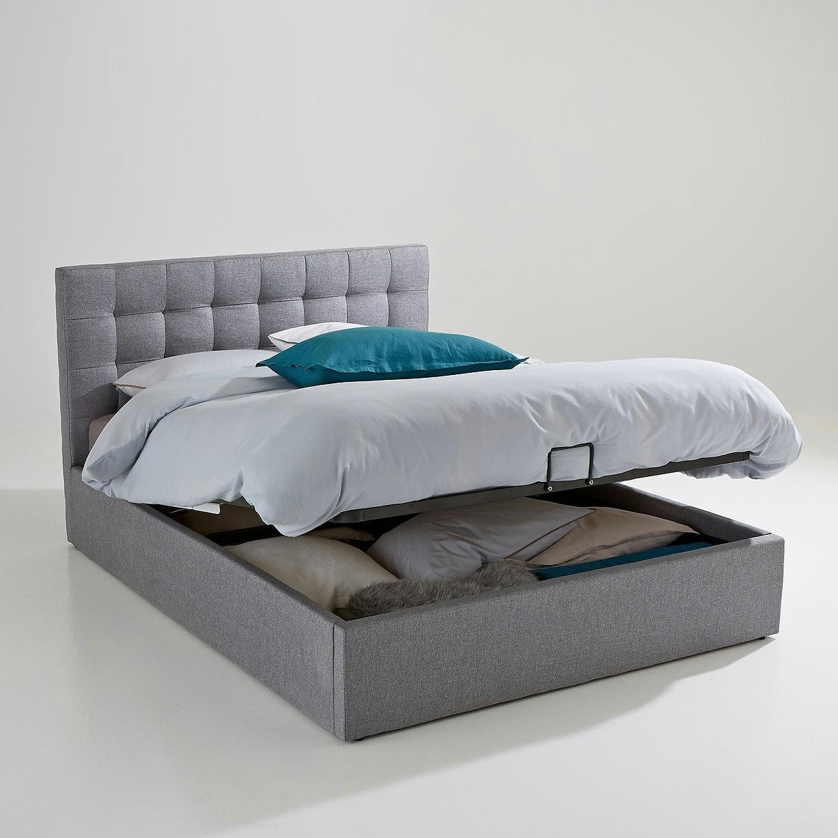 Lit coffre avec sommier relevable Gennie