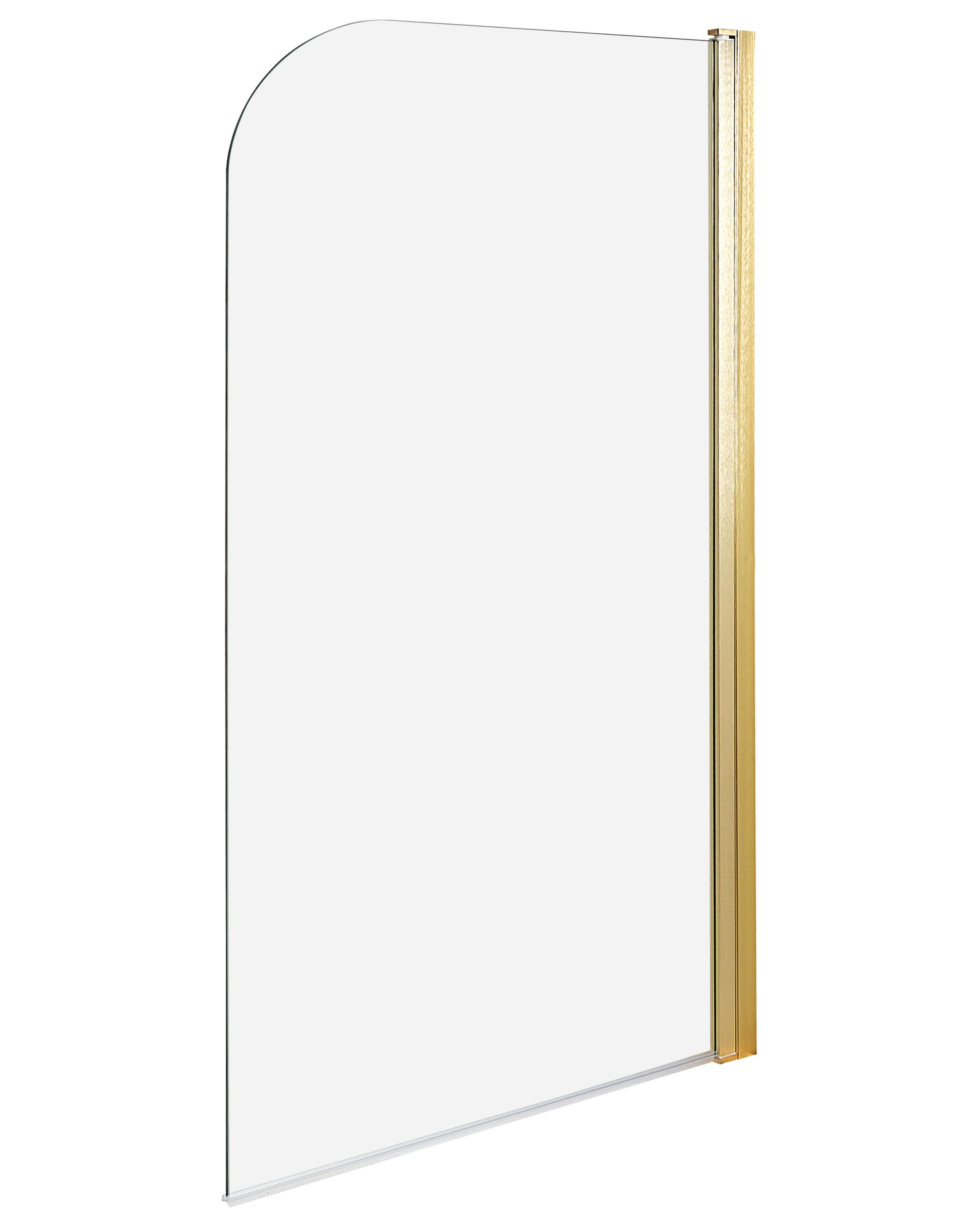 Shower Bath Screen LAPAN 1400 x 700 mm Gold