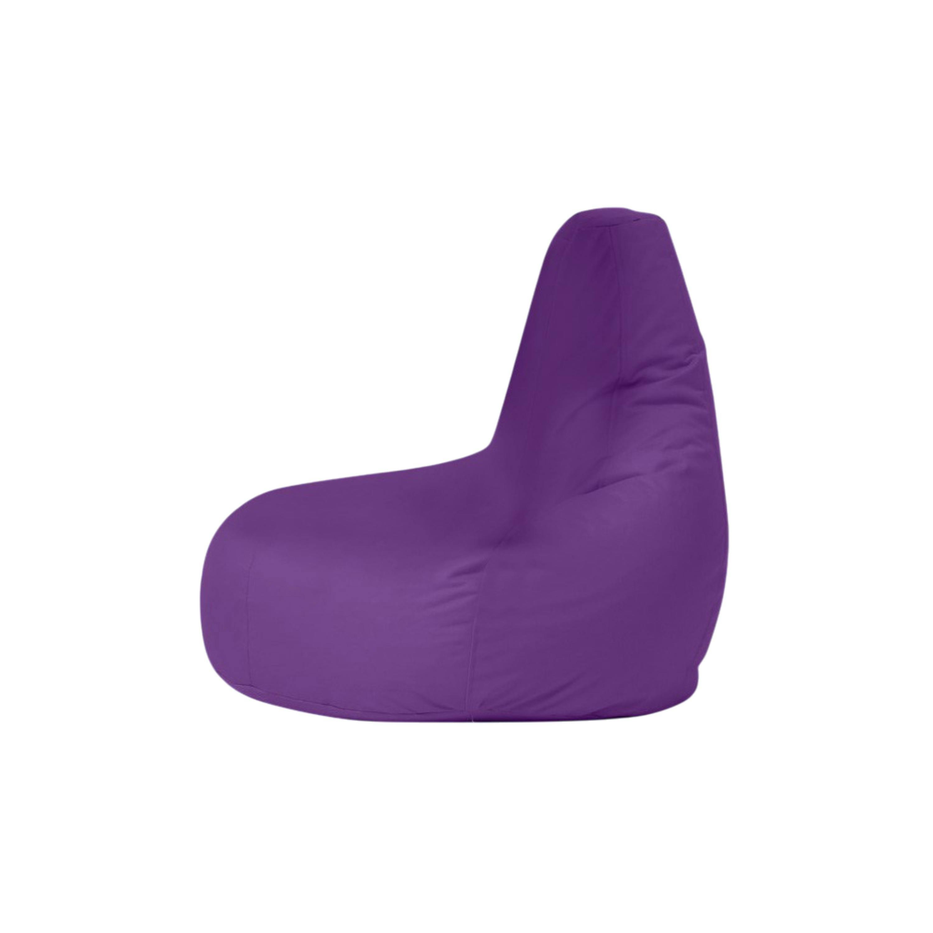 Pouf poire extérieur violet ARTA