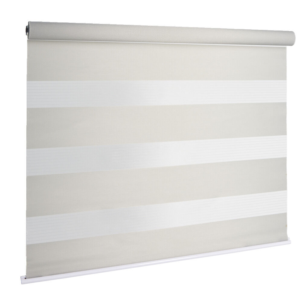 Store enrouleur avec ou sans perçage jour nuit beige 65x160cm