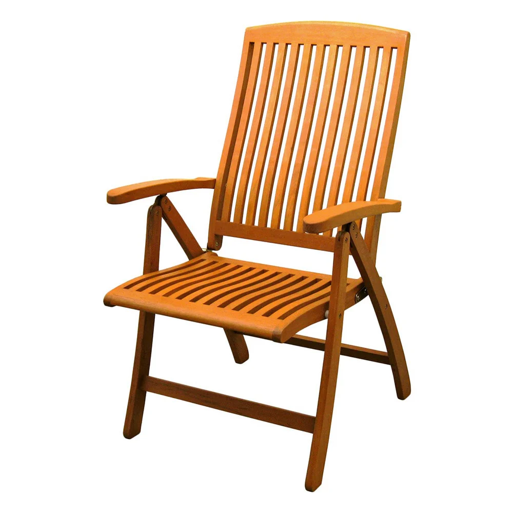 Royal Tahiti 5-Position Folding Arm Chair (Set of 2)