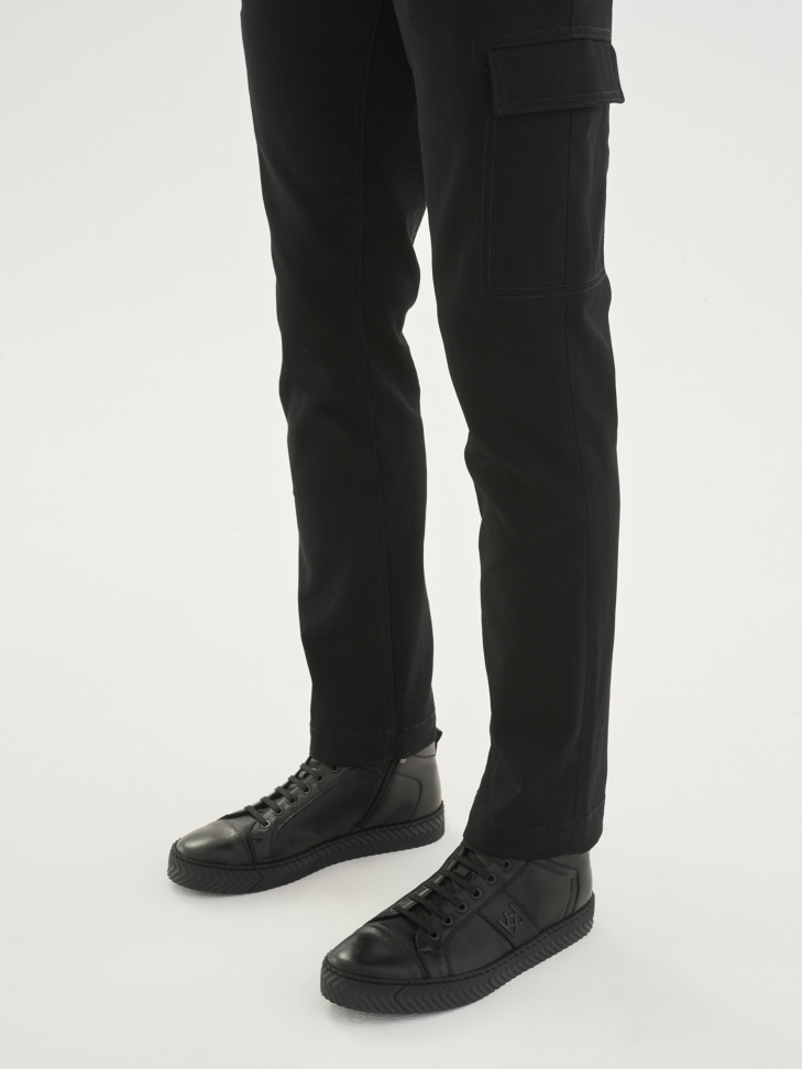 Men's black sneakers