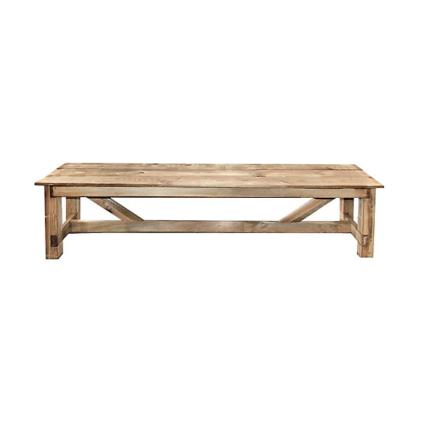 Banc de jardin 4 places en bois Normand