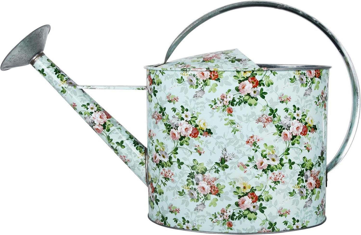 - Arrosoir en acier galvanisé roses 6,8 litres