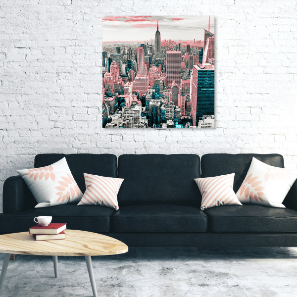 Feeby Obraz Miasta i architektura - Różowy