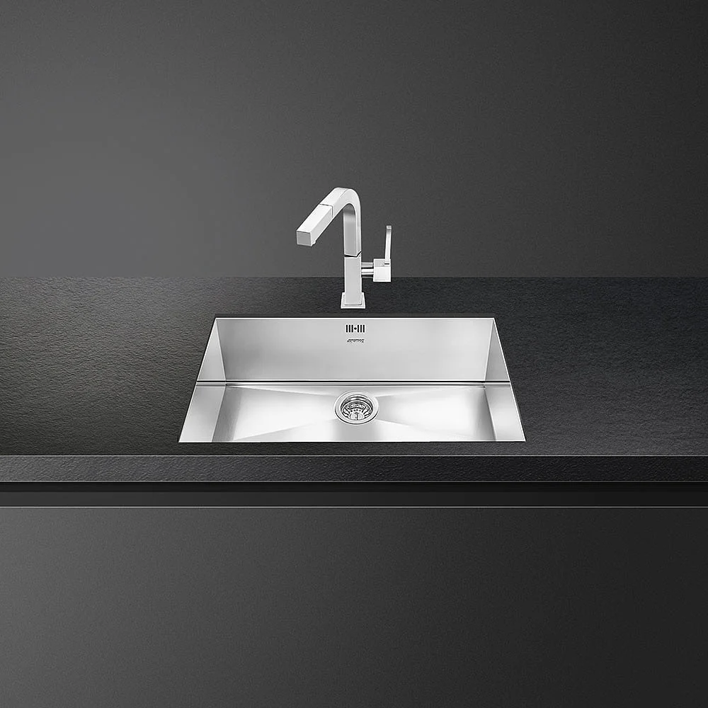 72cm Quadra Single Bowl Undermounted Sink Stainless Steel