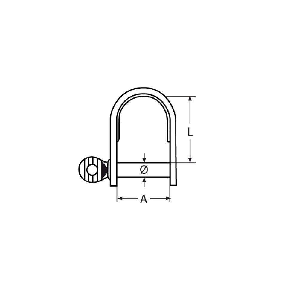 SJAKKEL MARINETECH FLAT 4MM