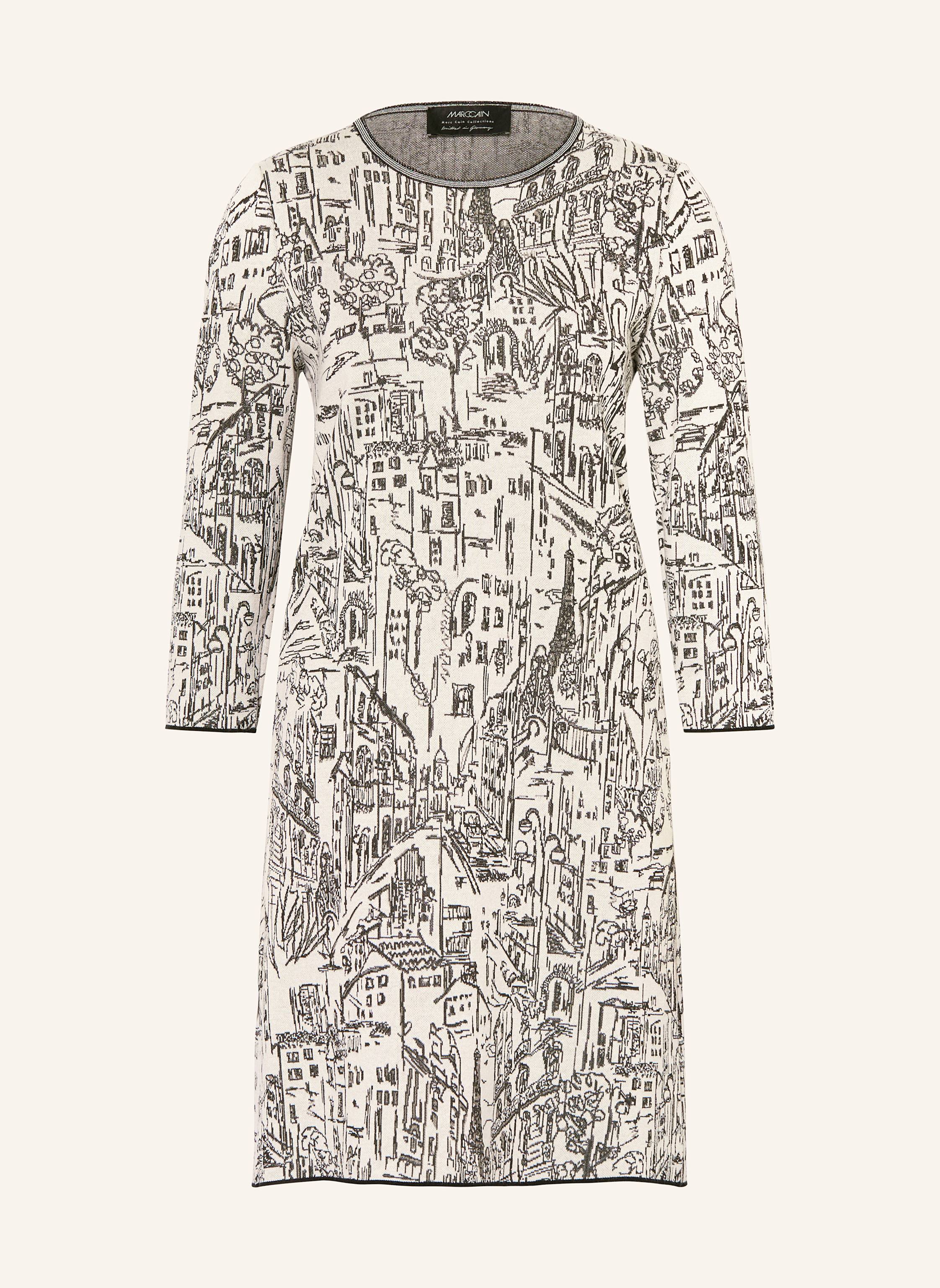 MARC CAIN Strickkleid mit Glitzergarn und 3/4-Arm