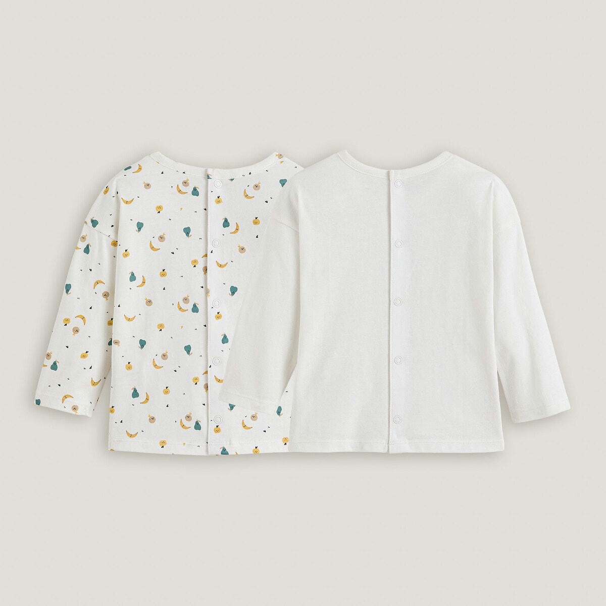 Lot de 2 T-shirts manches longues imprimés