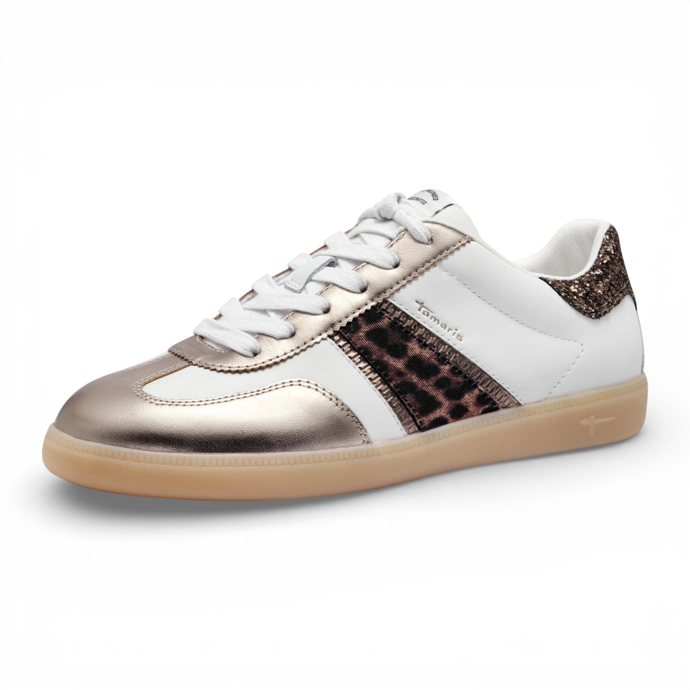 Infinity Leather Tamaris Leather Trainers Sneaker Shoes - 23624
