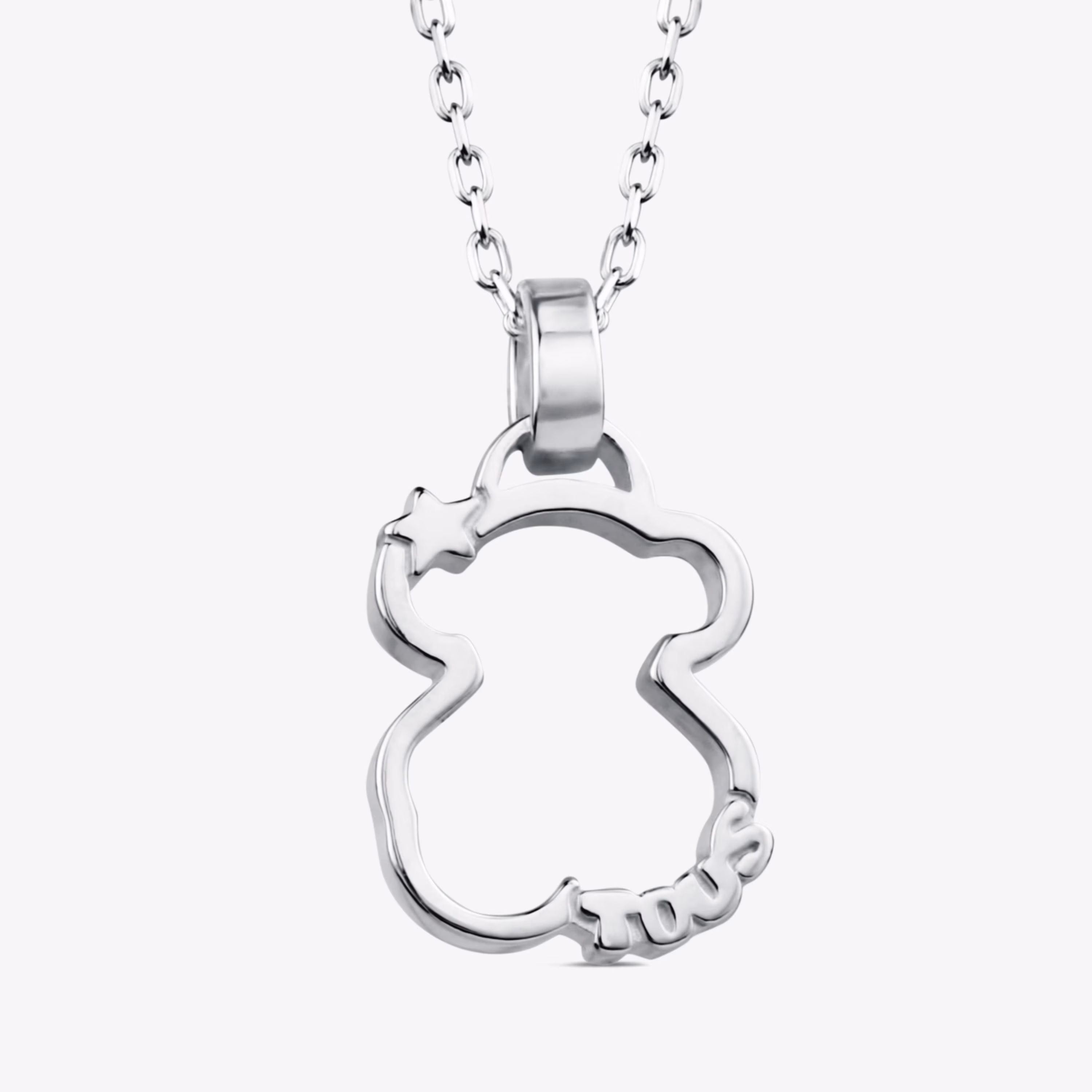 Collar de plata Silueta