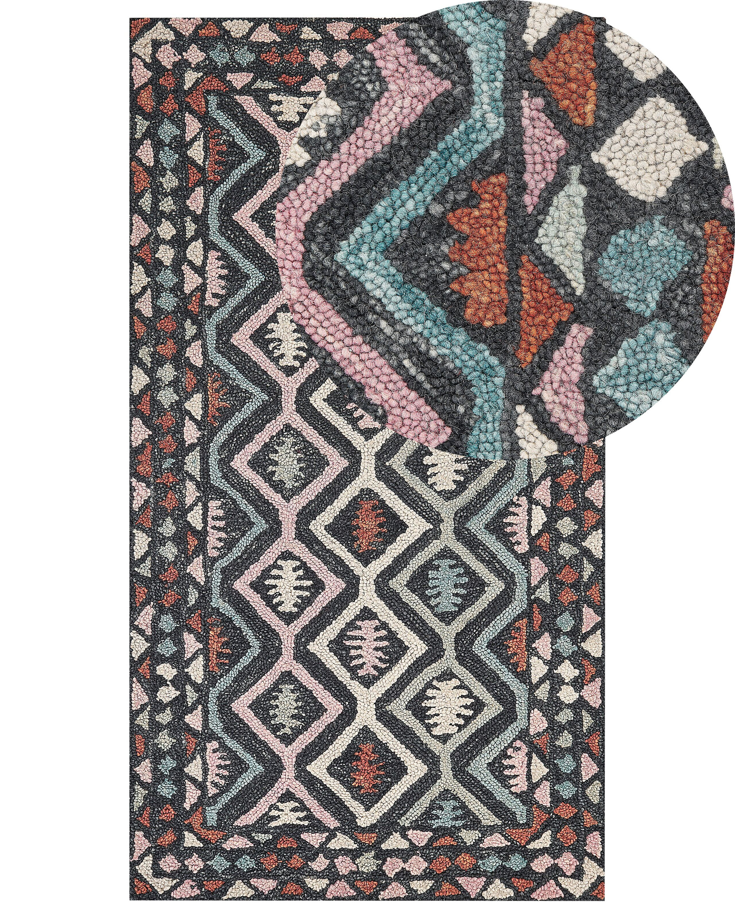Wełniany dywan orientalny wzór 80x150 cm