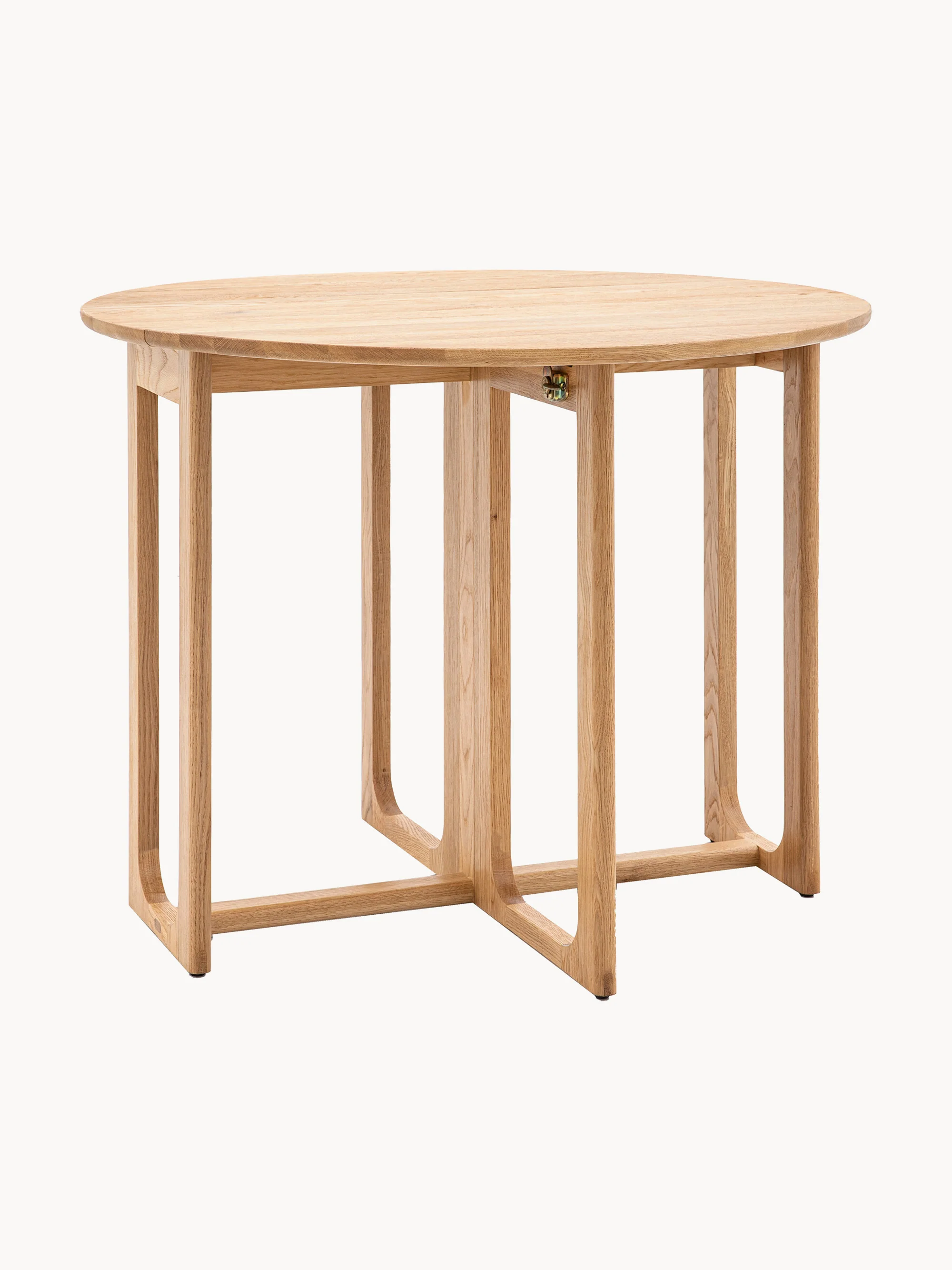 Runder klappbarer Esstisch Craft, Ø 100 cm