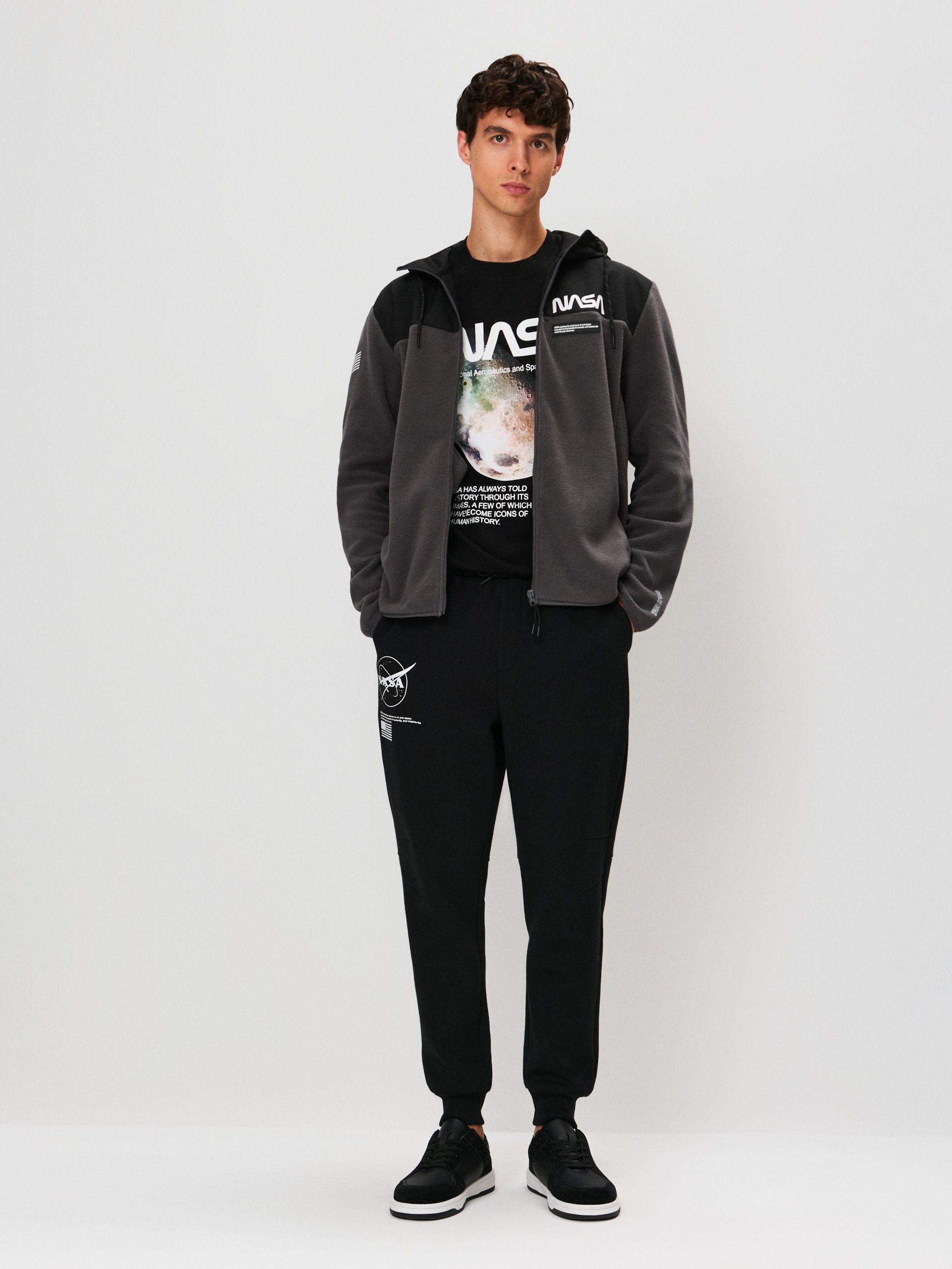 Bluza zip hoodie NASA