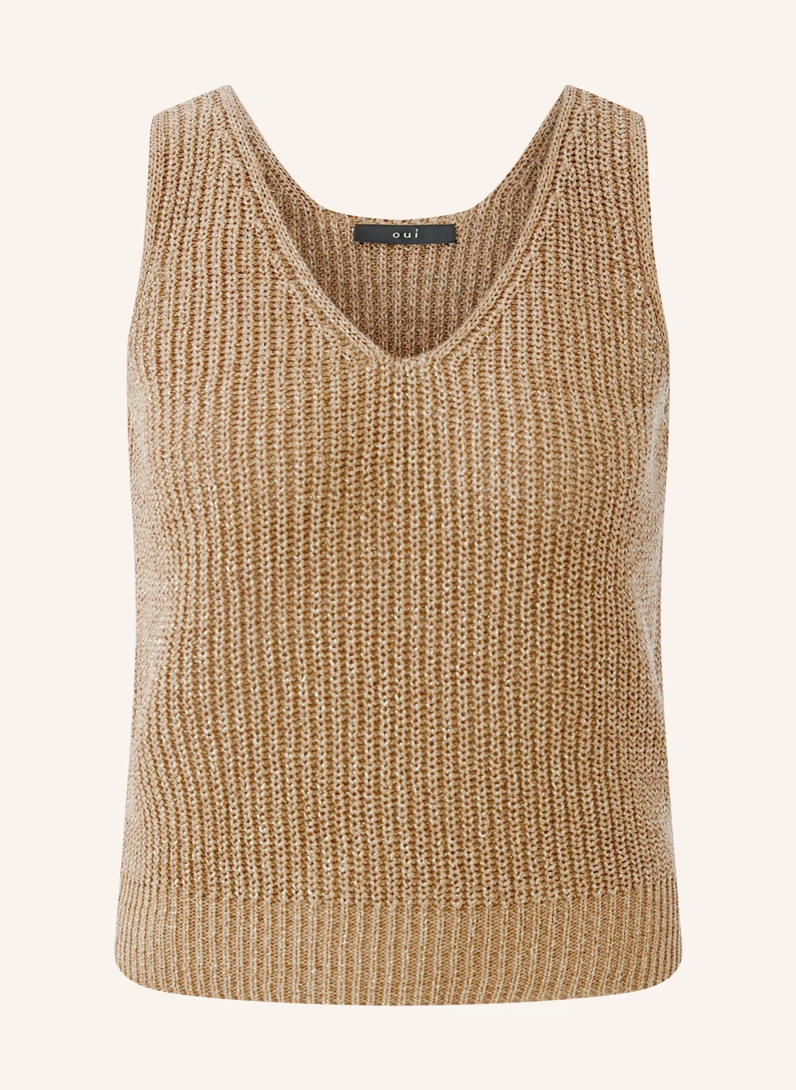 Oui Stricktop mit Glitzergarn