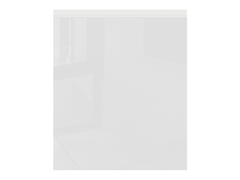 Front do zmywarki z zakrytym panelem Sole 60 cm biały połysk