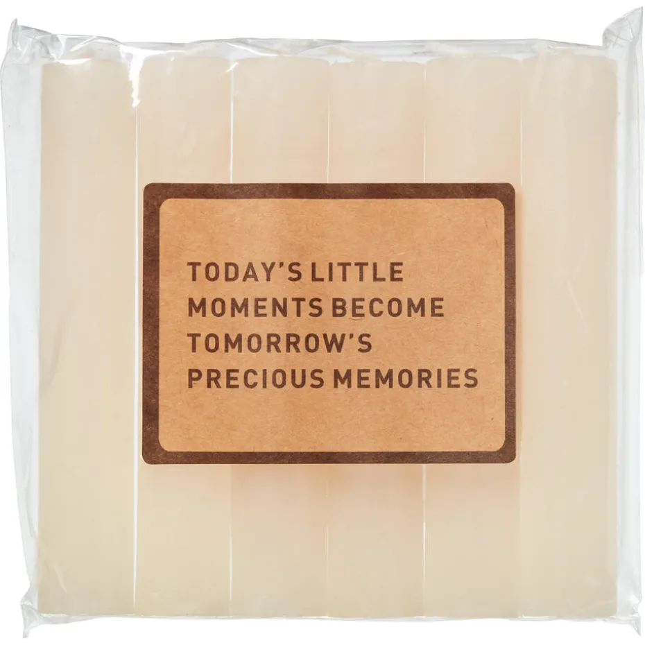 Kwantum Kaarsen & Theelichten | Kaarsen & Theelichten | Dinerkaars  12 Cm – 6 Stuks Naturel