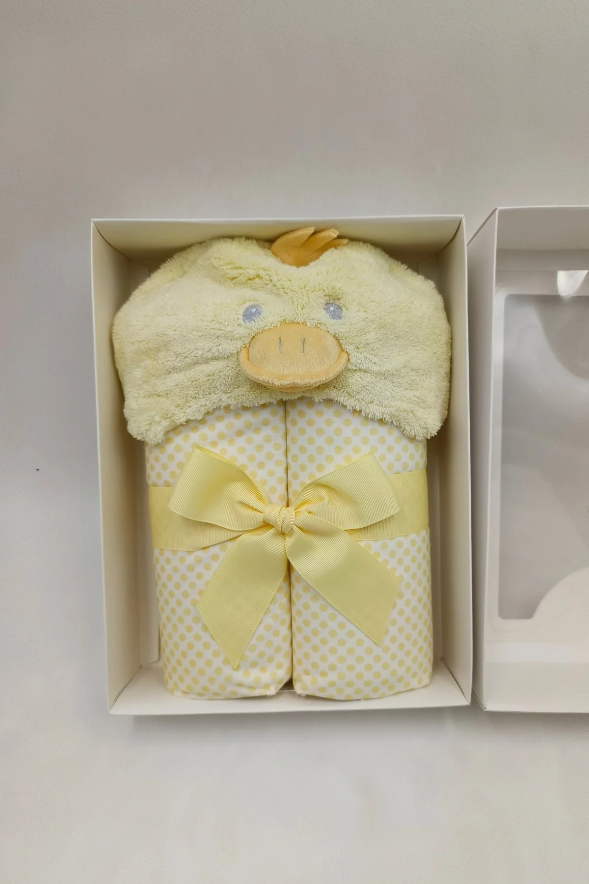 Yellow Duck Hooded Baby Towel