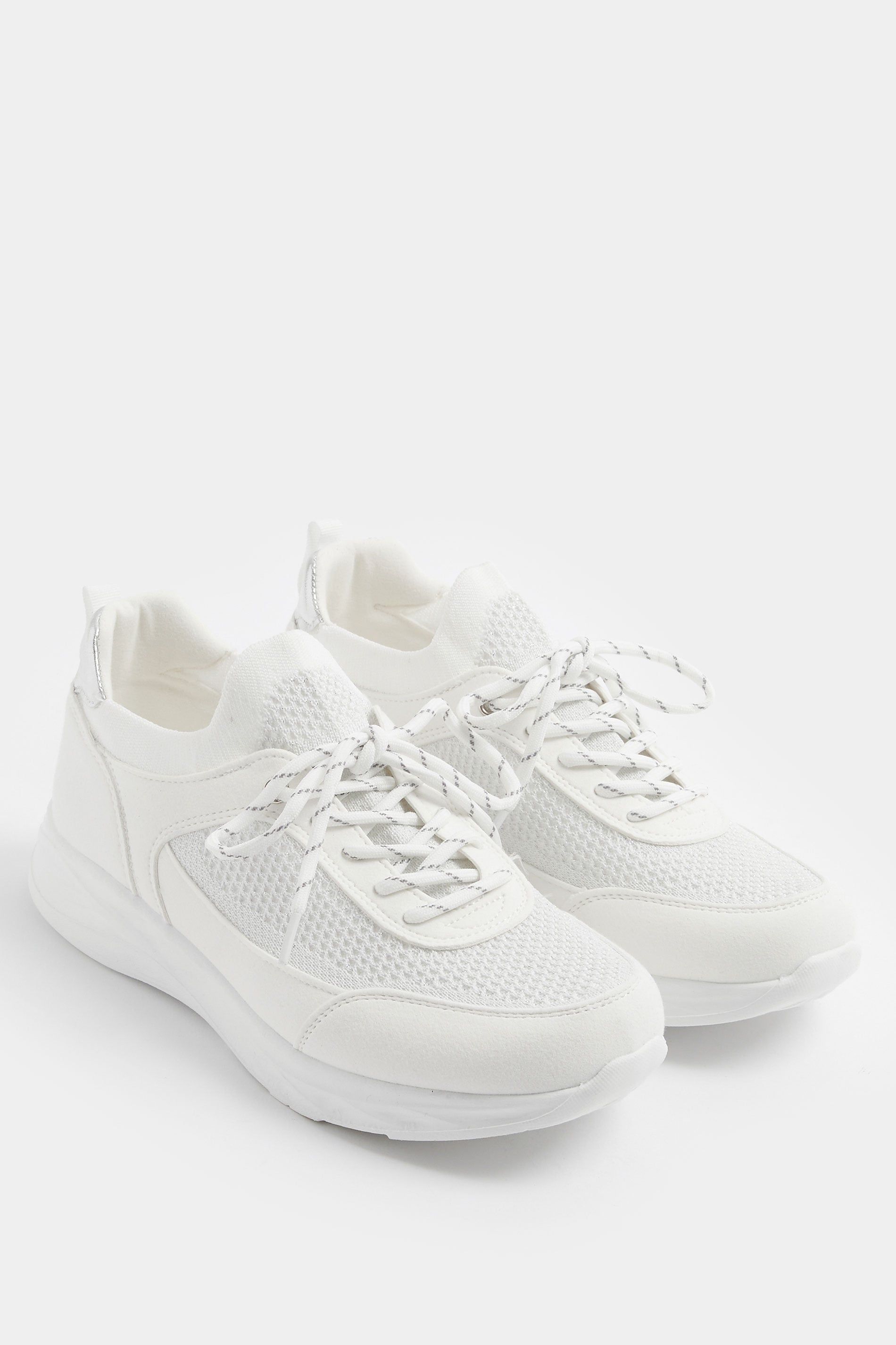 Yours Knitted Trainers In Wide E Fit & Extra Wide EEE Fit