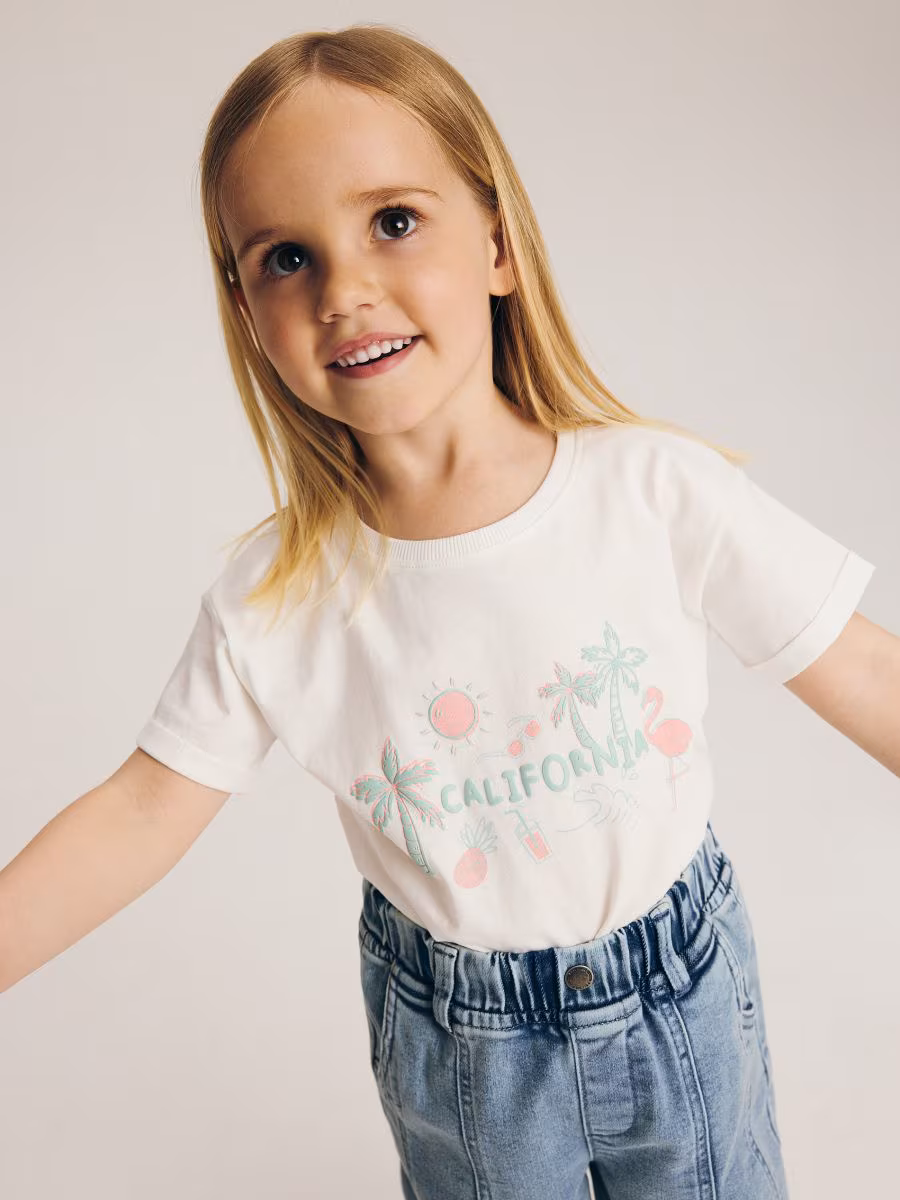 Cotton T-Shirt With Print