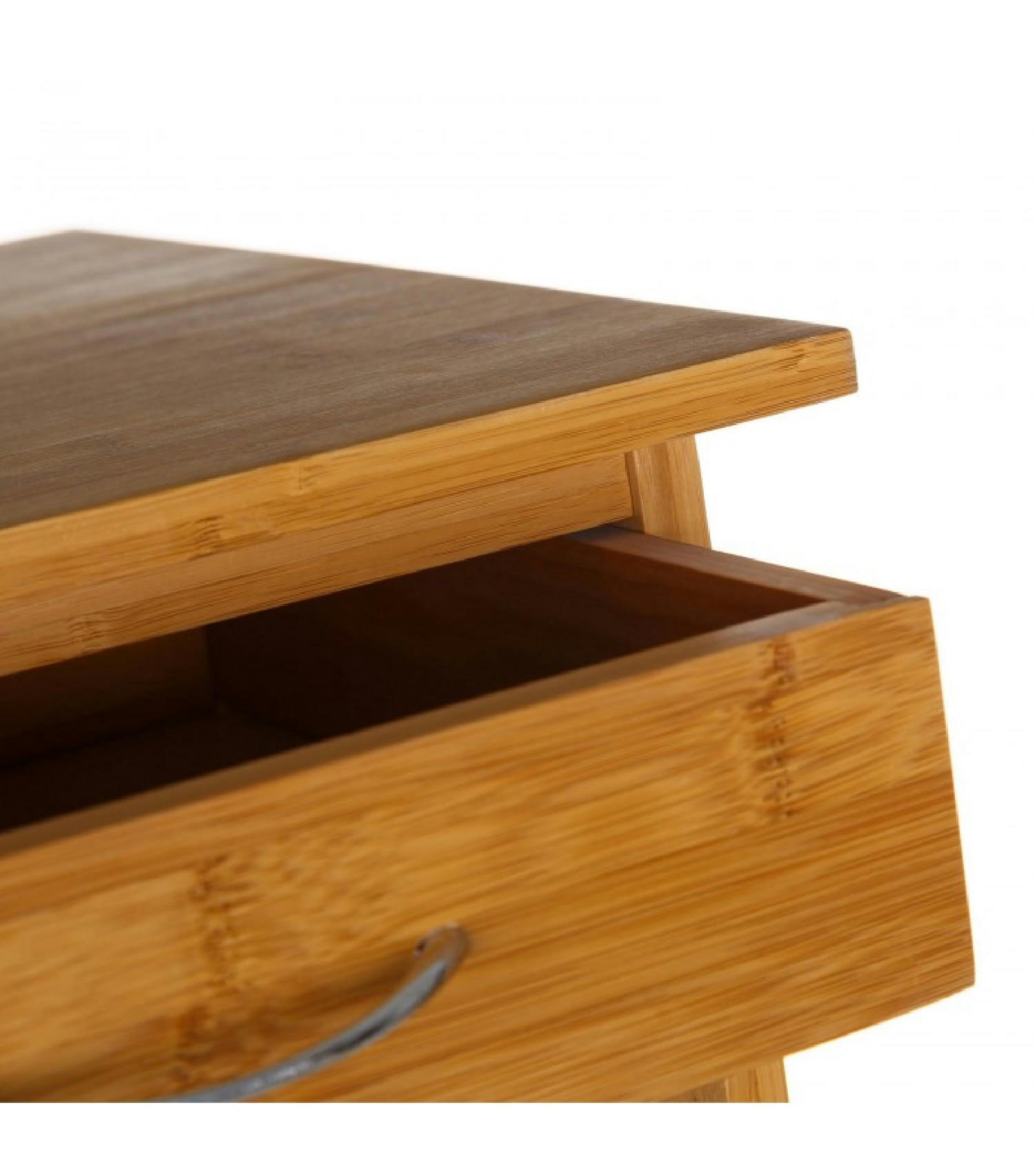 BAMBOU - Desserte de cuisine sur roulettes en bambou