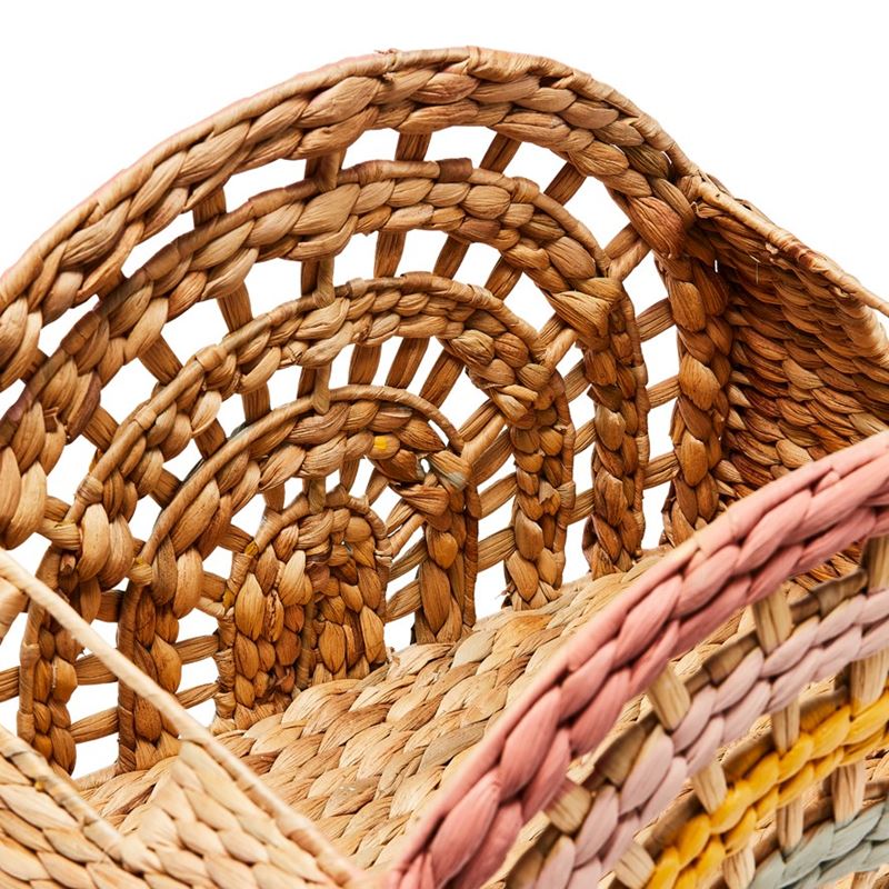 Painted Rainbow Storage Basket