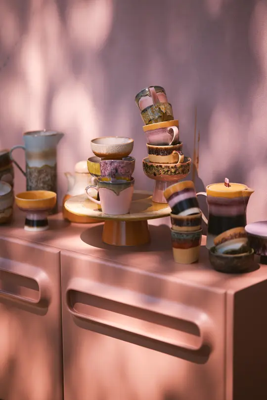 Tassen-Set 4-teilig 70'S