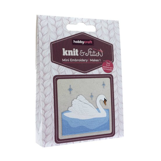 Mini Swan Embroidery Kit