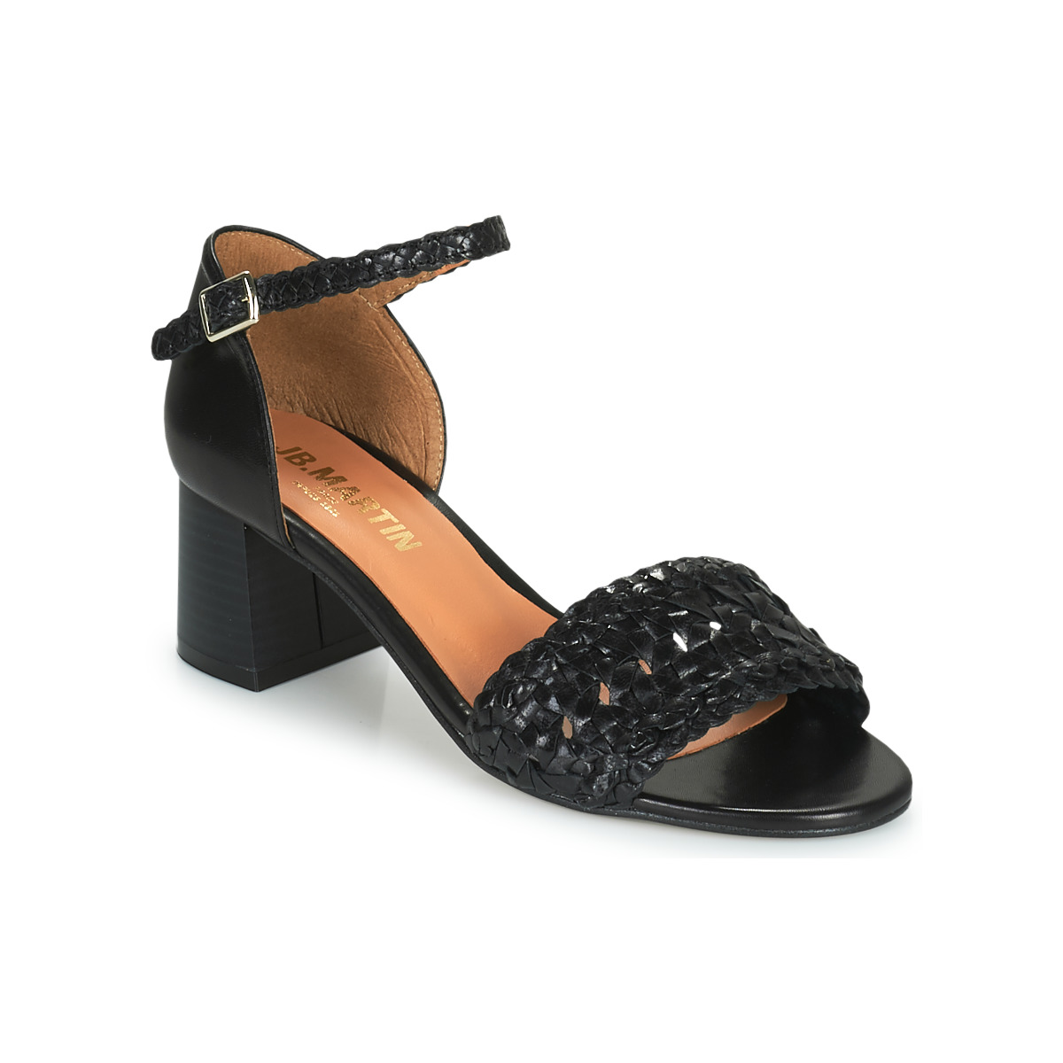 JB Martin - SALSA - Leather / Tresse / Black
