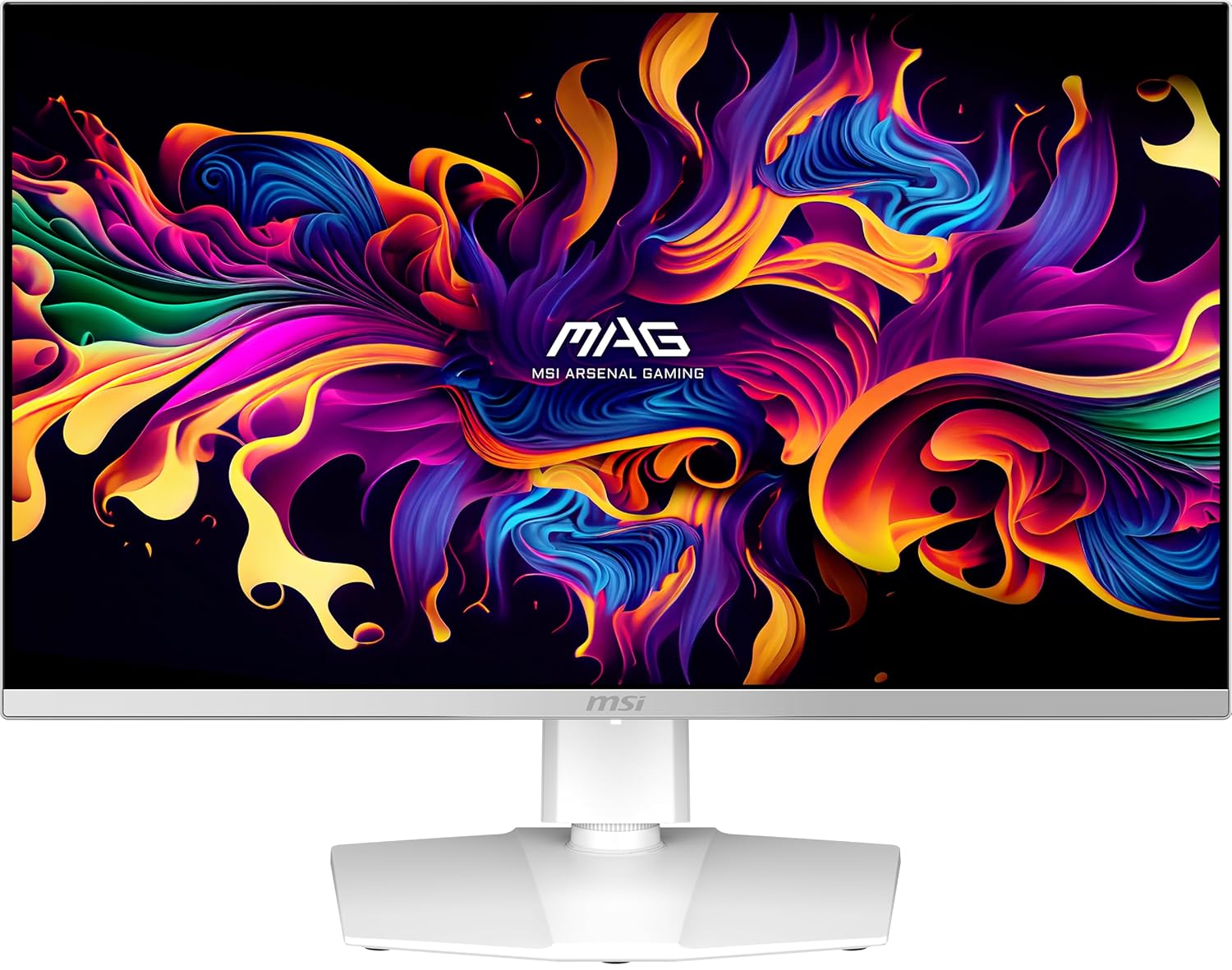 msi MAG 272QPW QD-OLED X28 27-inch 2560 x 1440 (QHD) Gaming Monitor  280Hz  Adaptive-Sync  HDR Ready  HDMI  VGA Port  VESA Mountable  Tilt  4-Side Slim Bezel  0.03ms  White