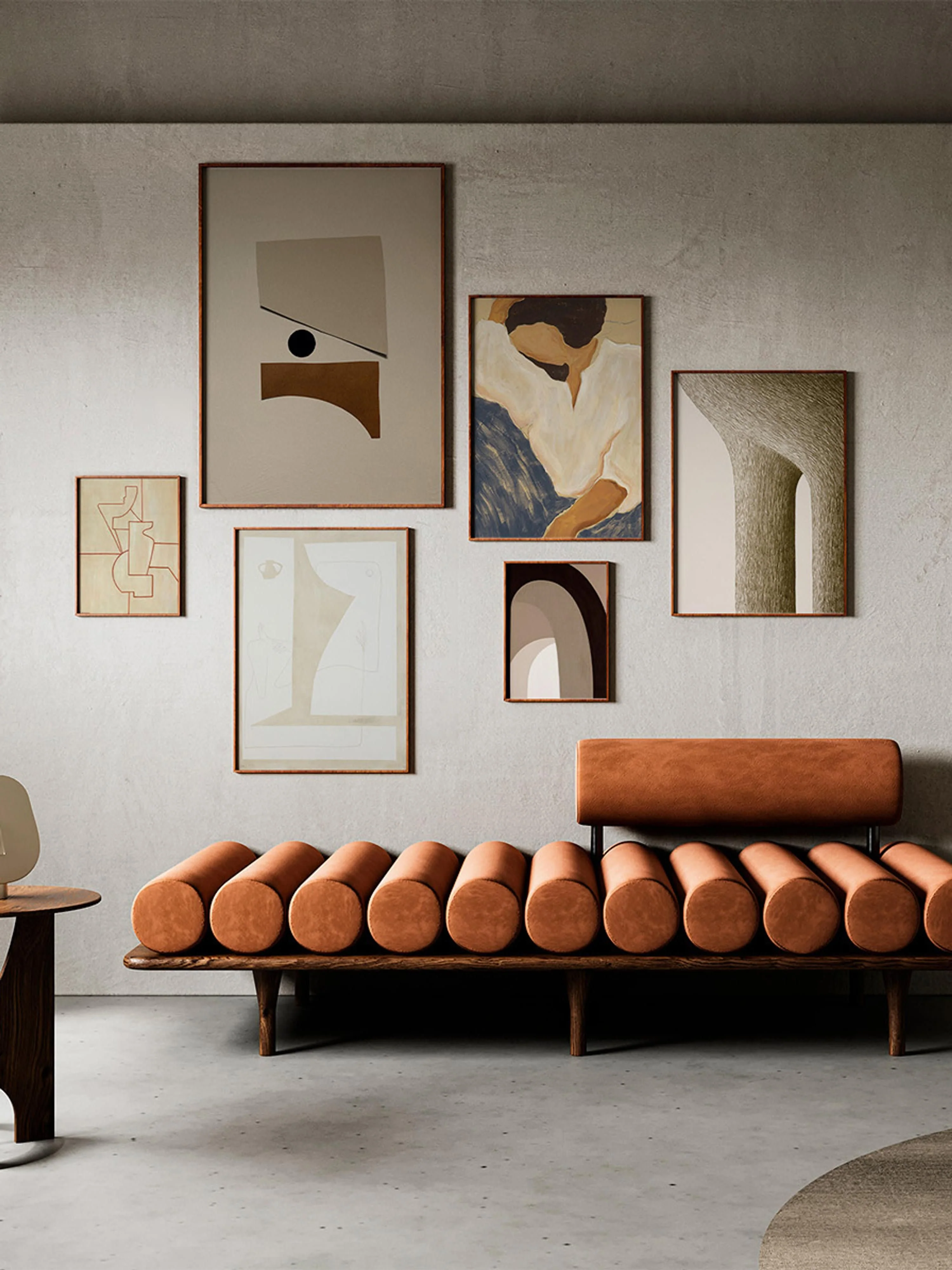 Posters Artwall no. 13 mit Rahmen, 6er-Set