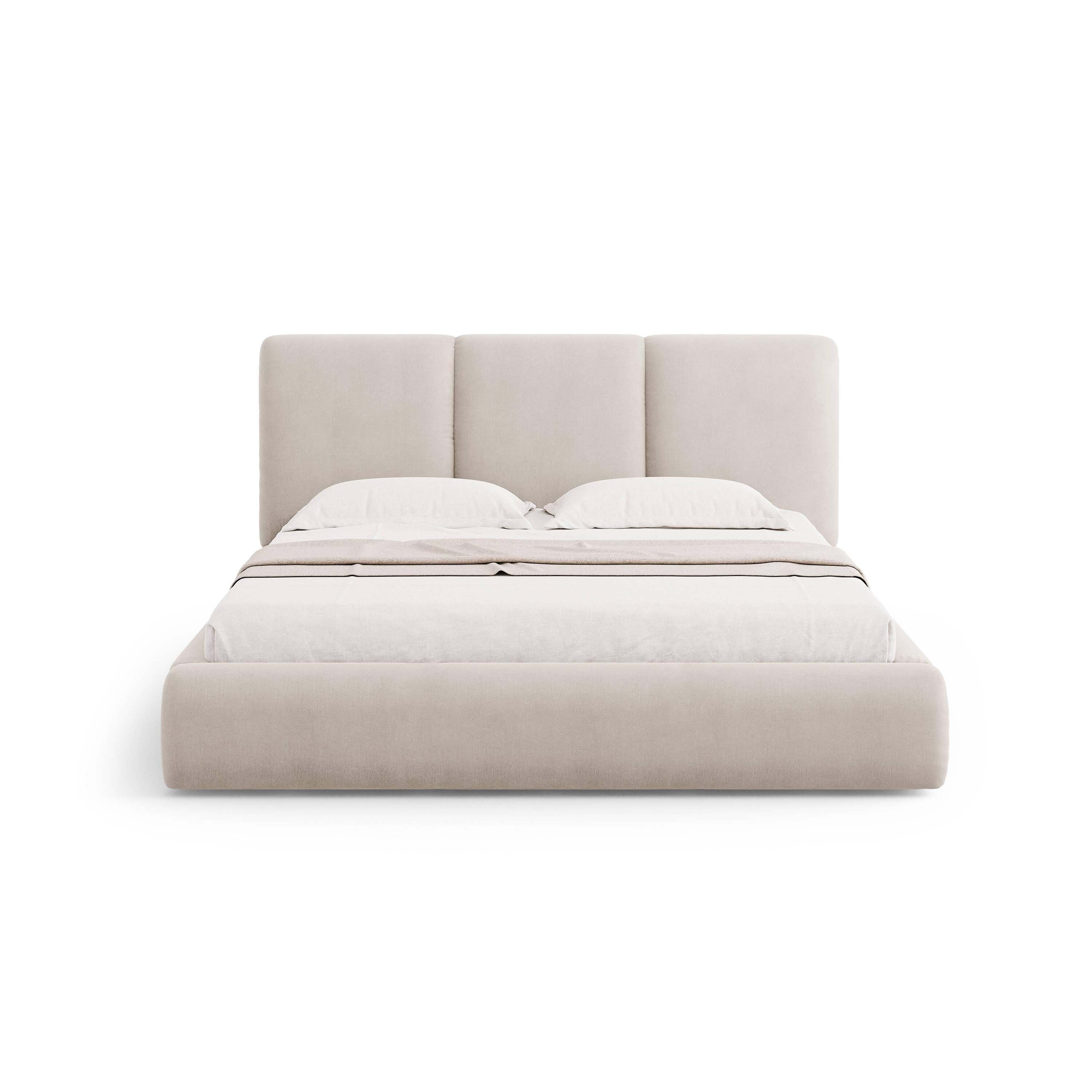Windsor & Co Horizon Bedframe met Opbergvak - 140 x 200 cm - Chenille