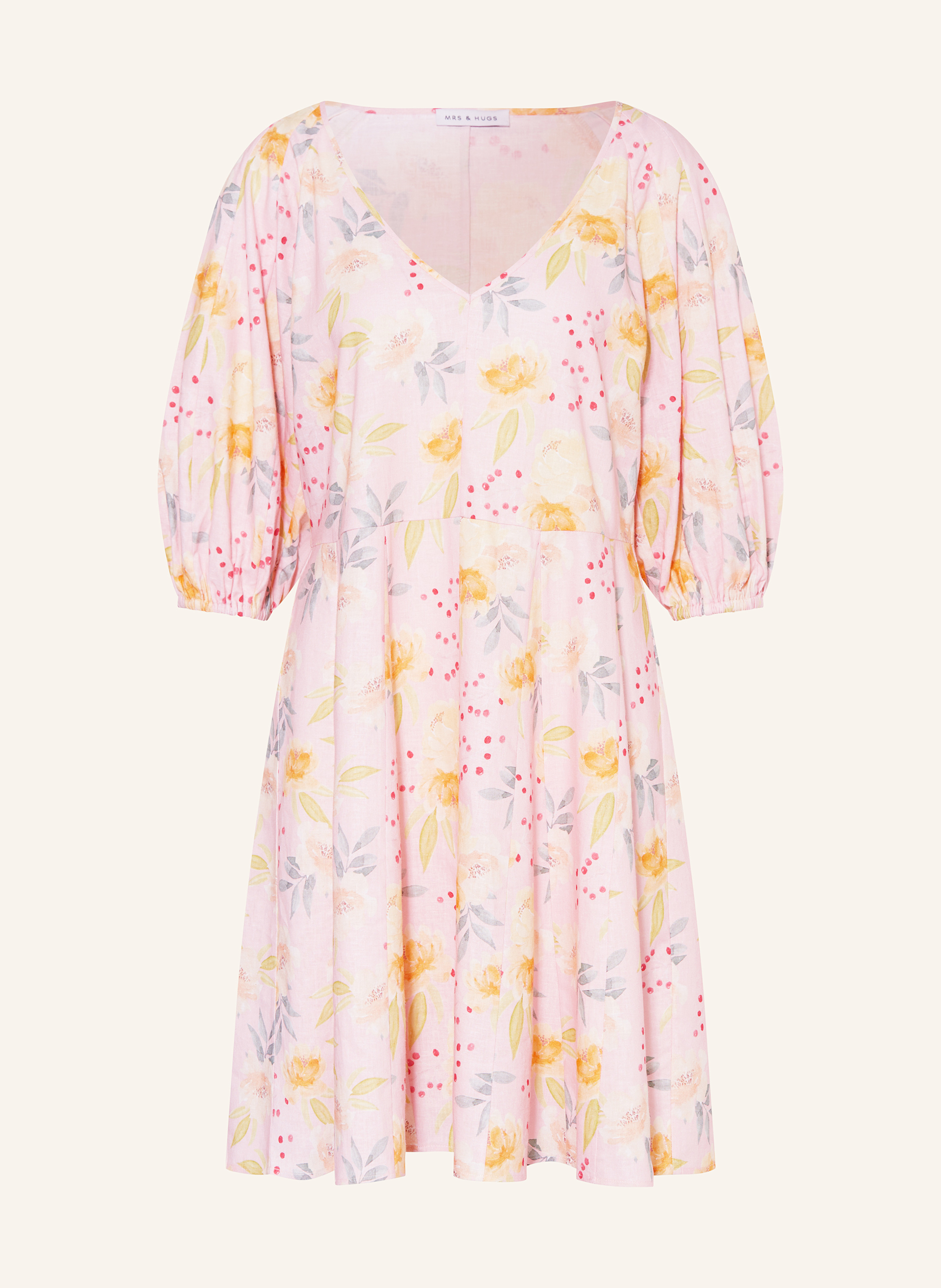 MRS & HUGS Kleid mit Leinen