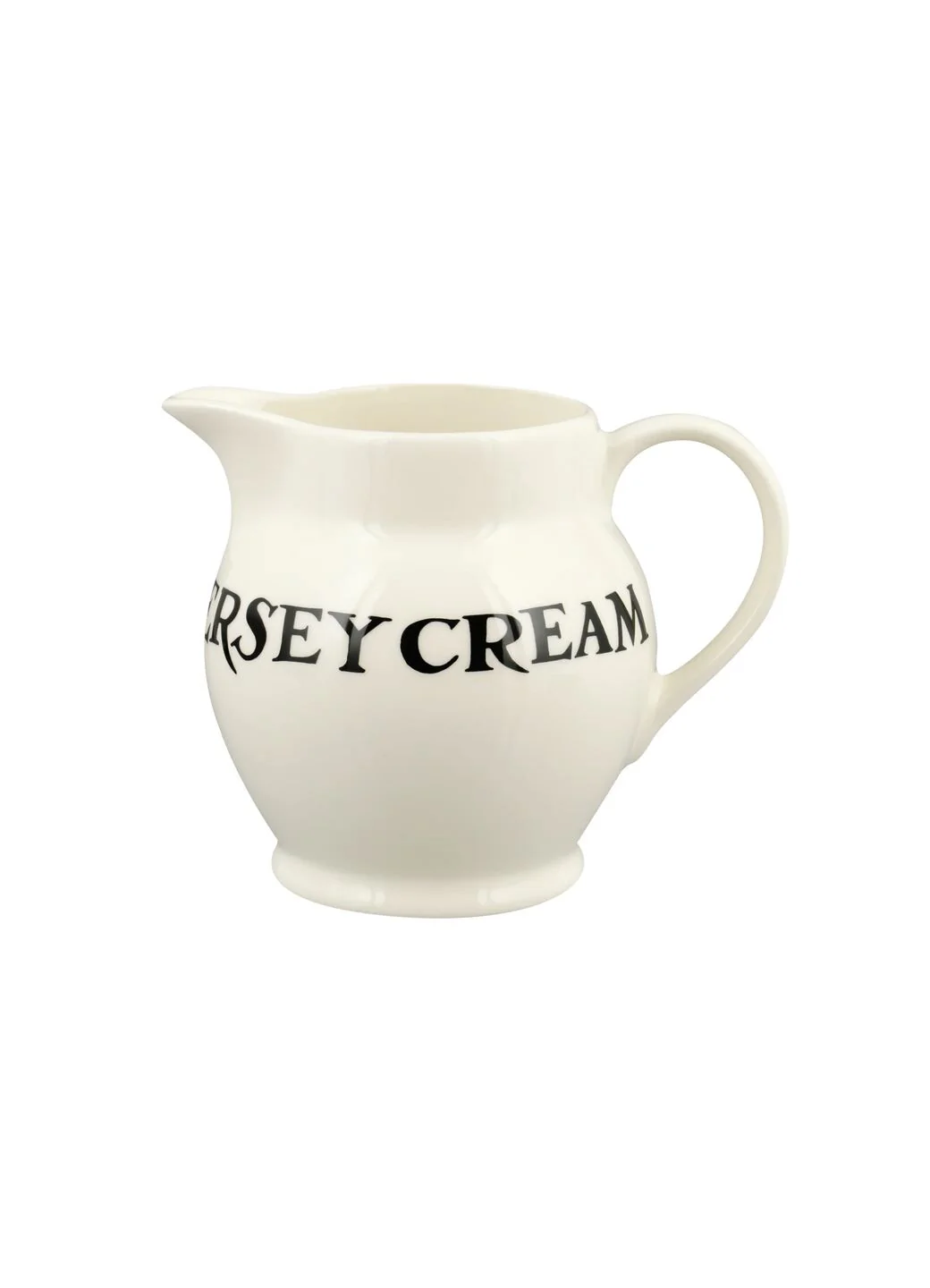 Black Toast Jersey Cream 1/2 Pint Jug