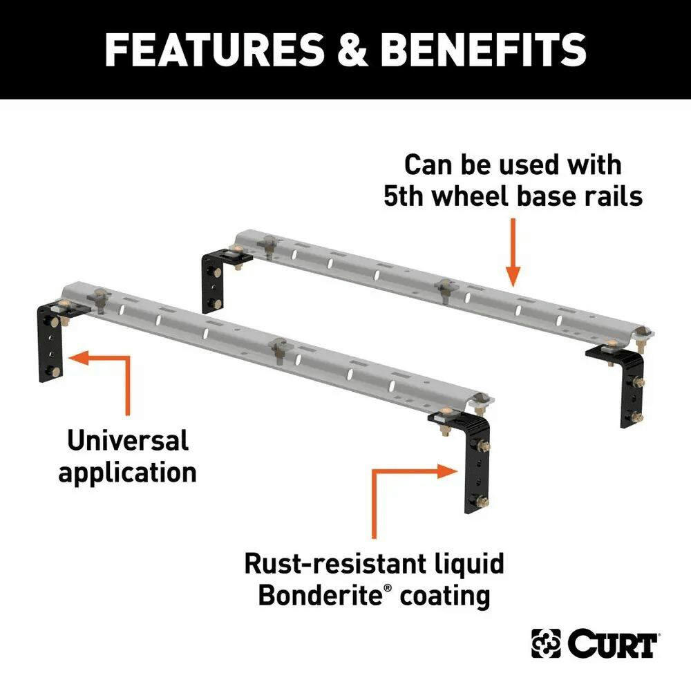 CURT Gooseneck Hitch Universal 5th Wheel Brackets