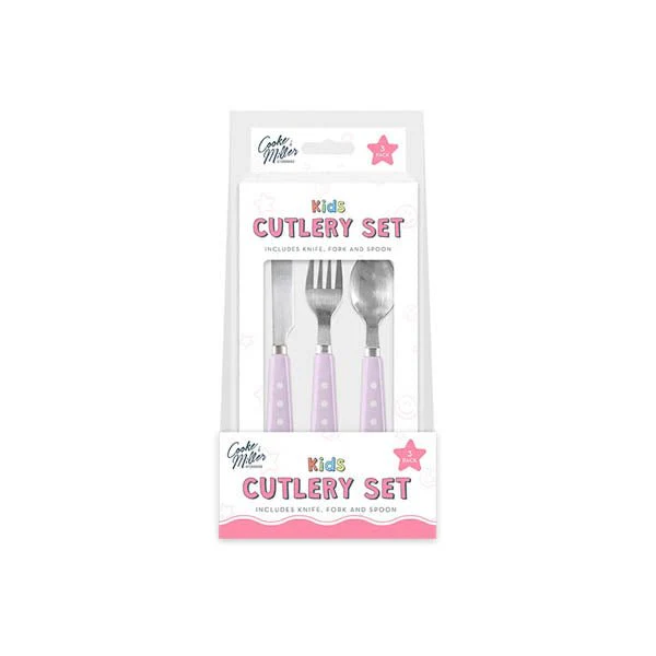 C&m Kids Fairy Cutlery Set 3 Piece