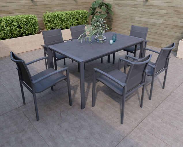 Boston-Eden 7 Piece Dining Setting