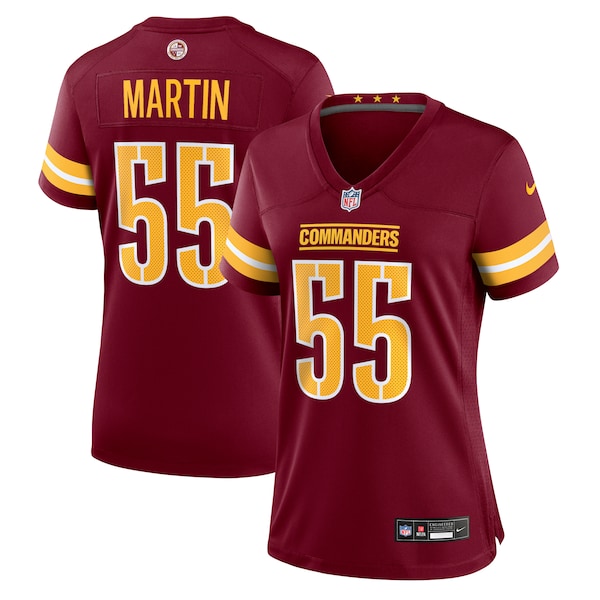 Jacob Martin Washington Commanders Nike Women's Team Game Jersey -  Burgundy