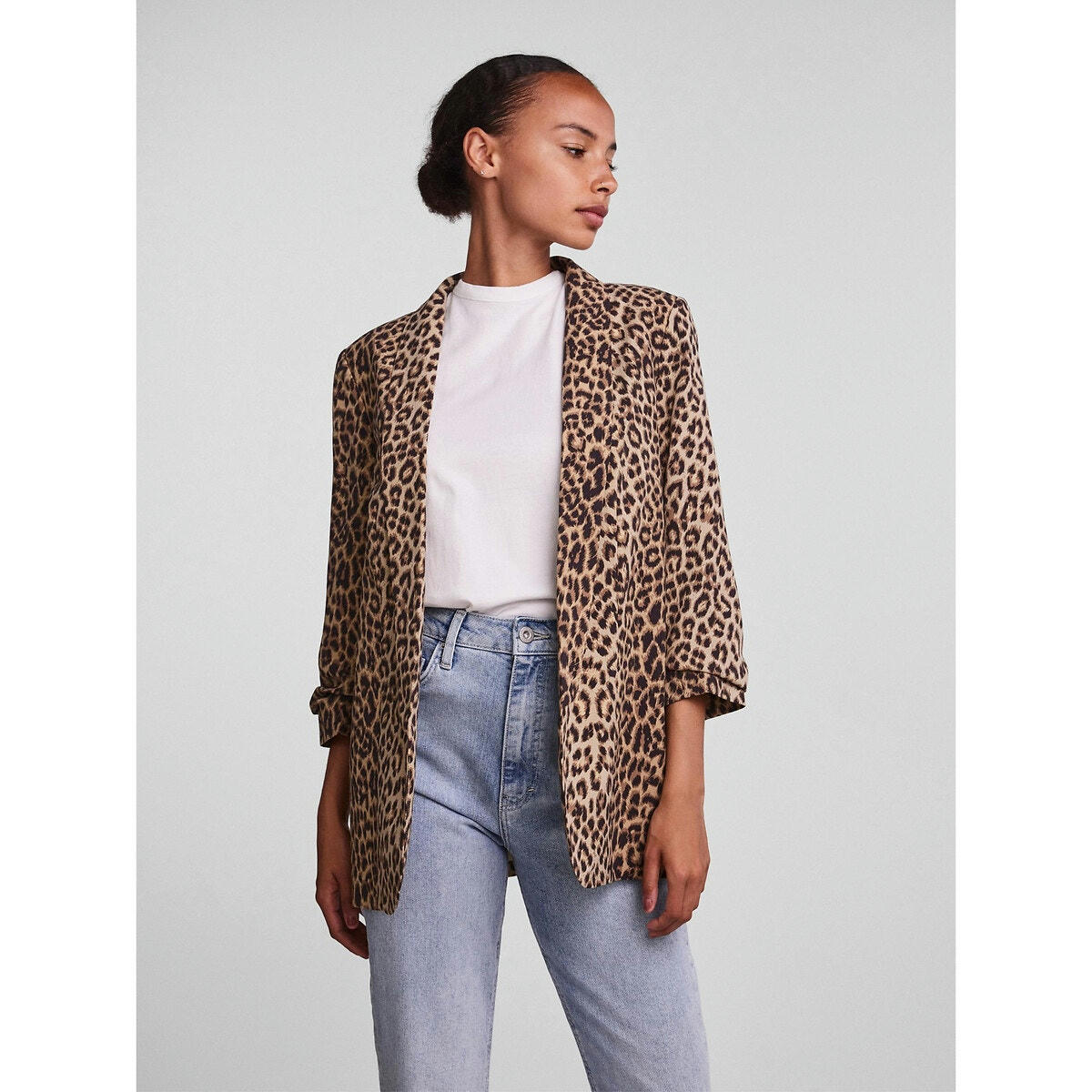 Blazer imprimé léopard