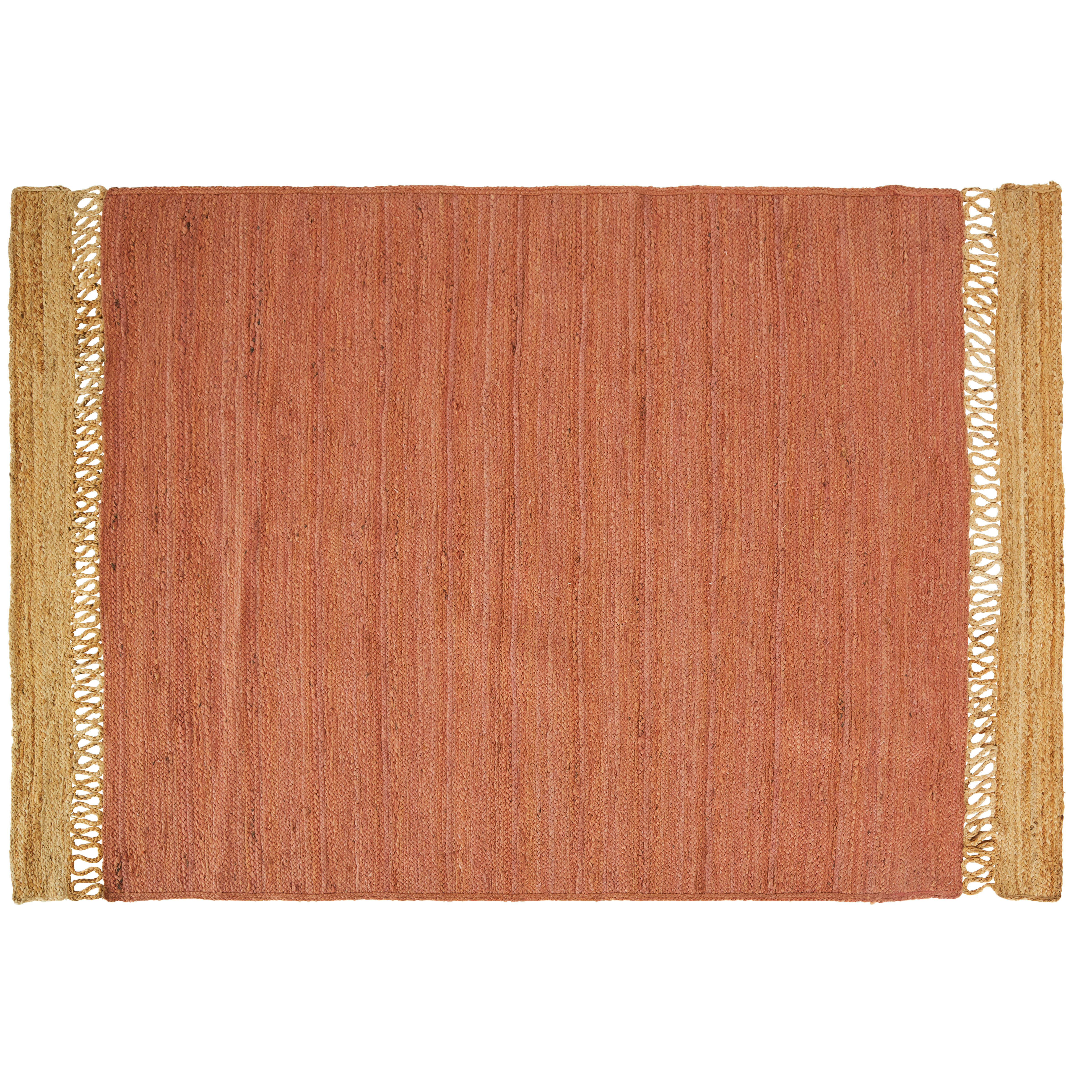 LILIANA - Tapis en jute terracotta 160x230