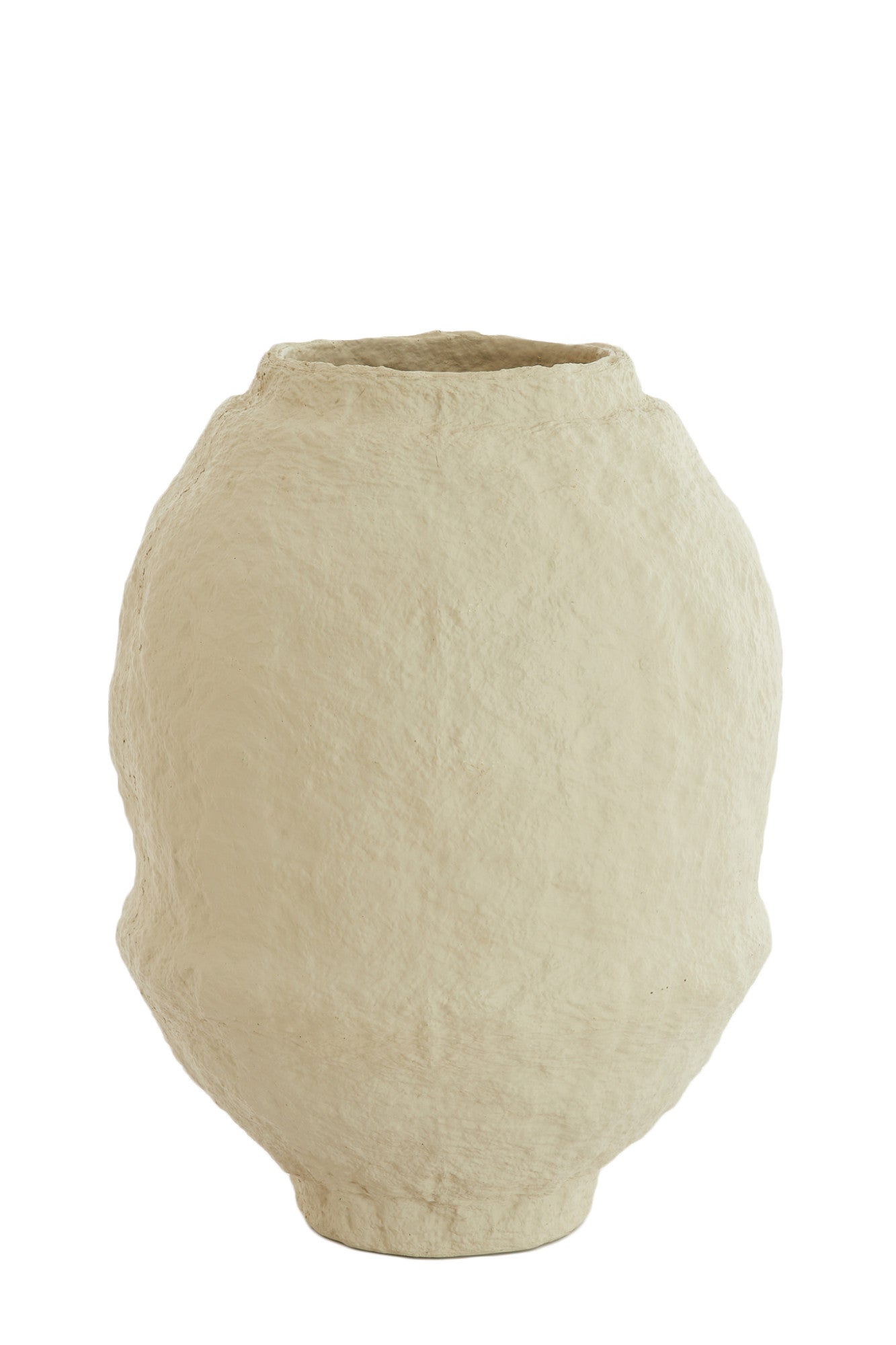 Light & Living vaas LEANO in beige keramiek – Ø45x60 cm