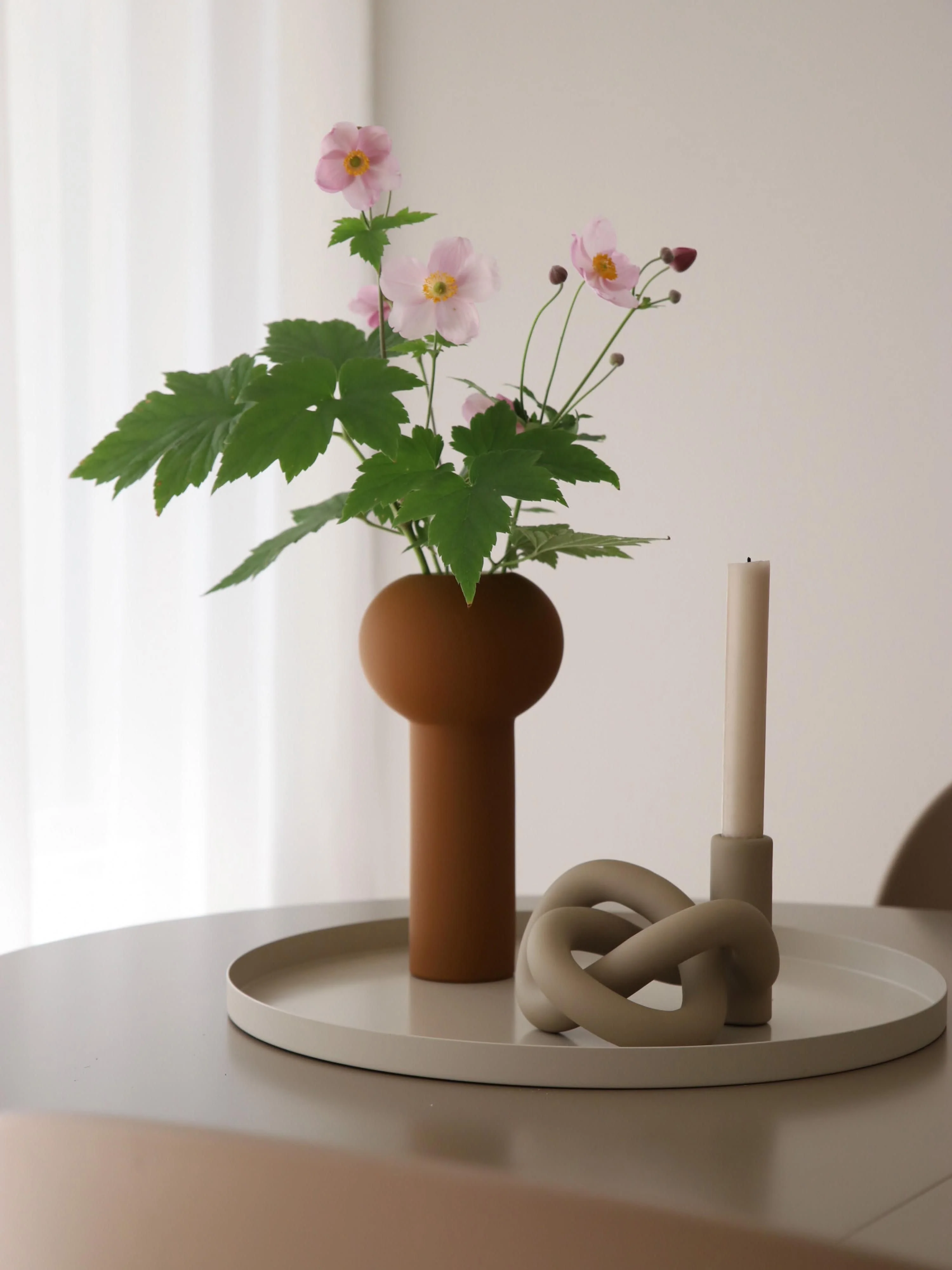 Rundes Deko-Tablett Circle