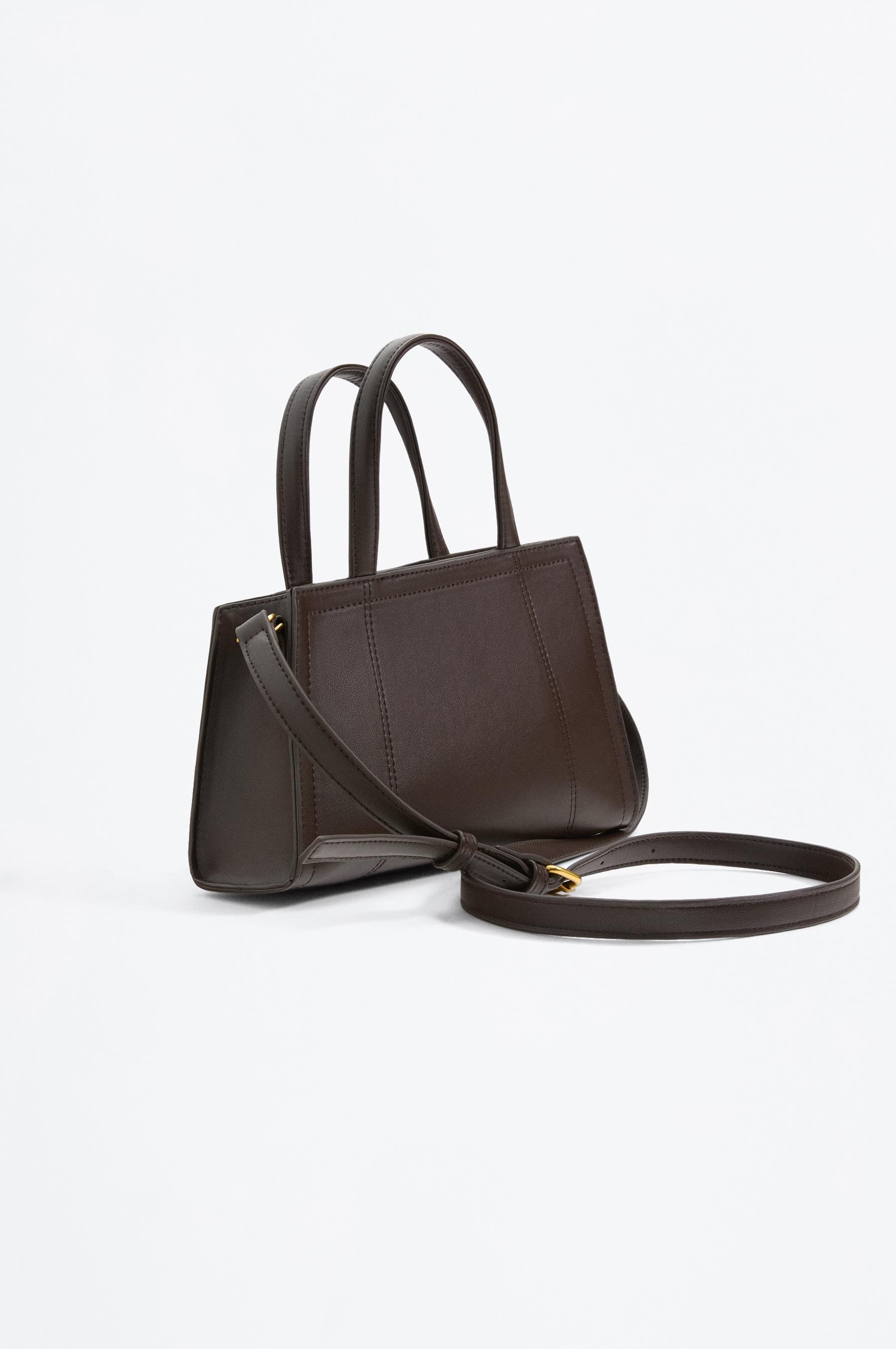 Bolso city bandolera asimétrico