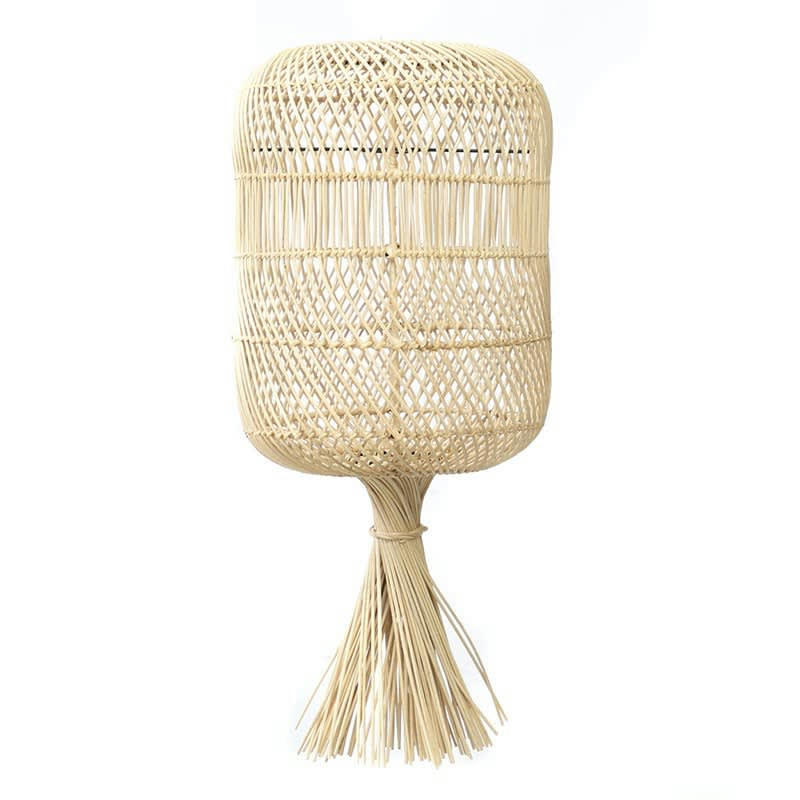 DUMPLING - Abat-jour en rotin naturel 29x65